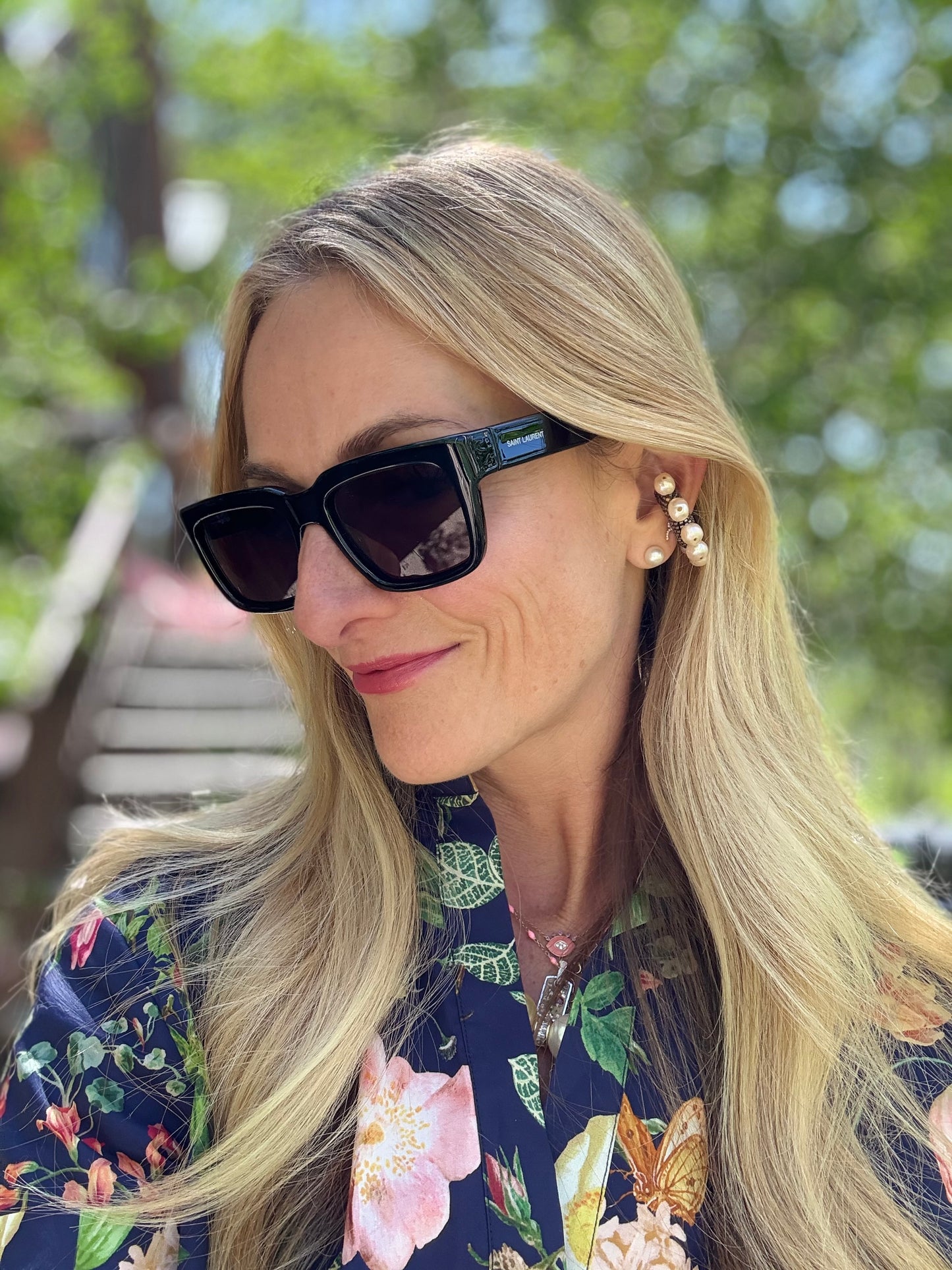 YSL Rectangle Sunglasees