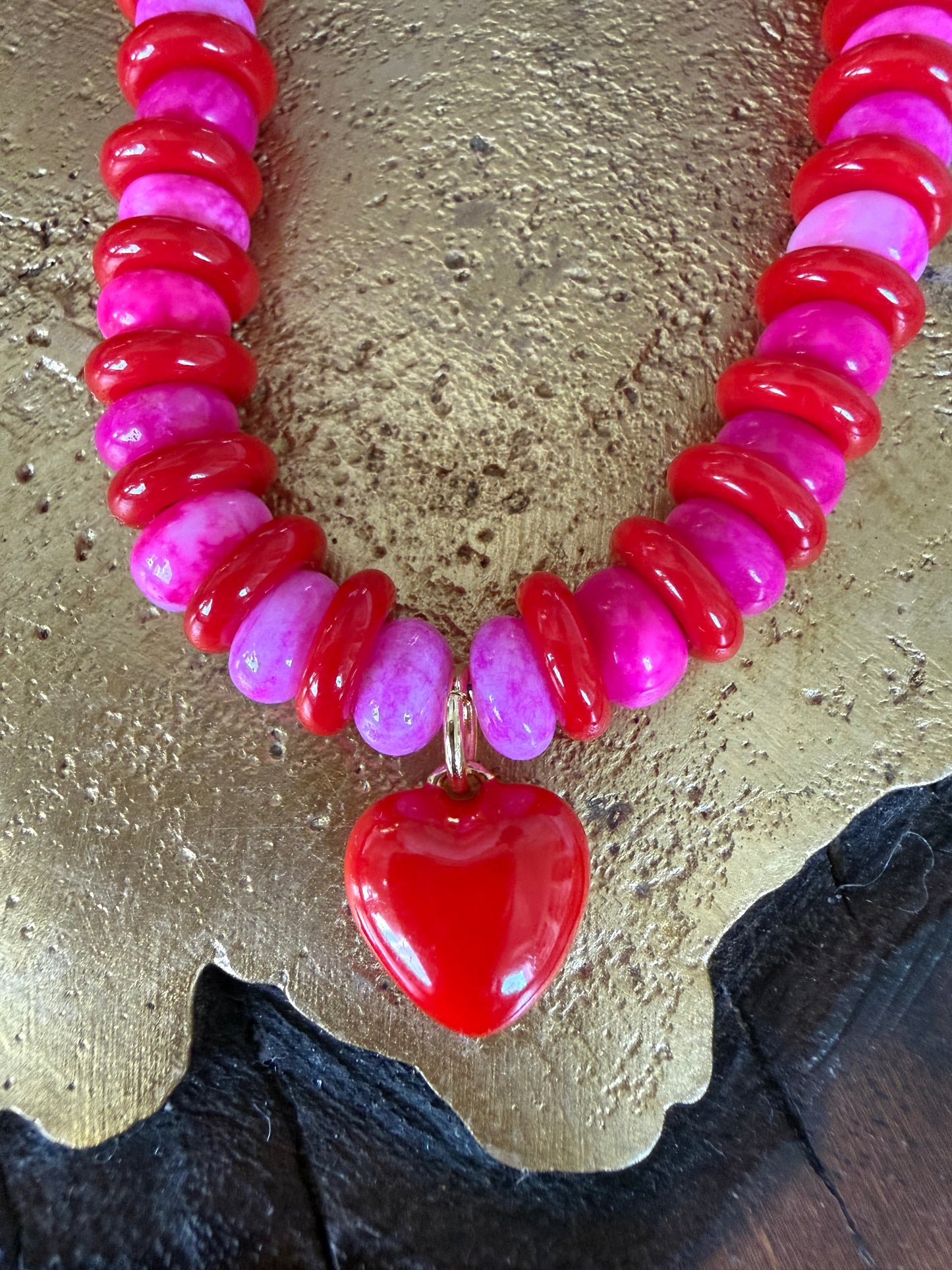 Cristina V Ceramic Heart Necklace