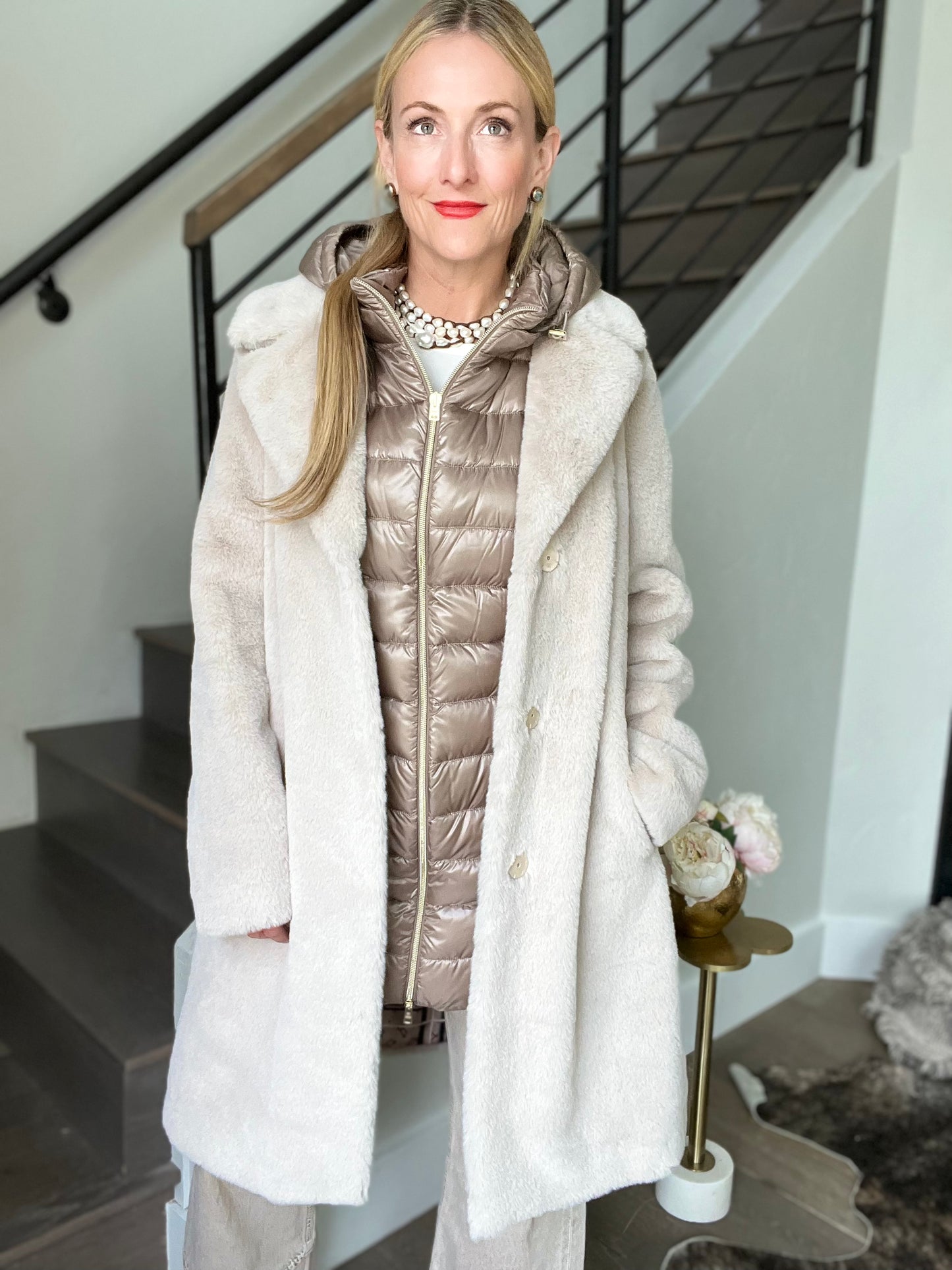 Herno Fuzzy Long Coat