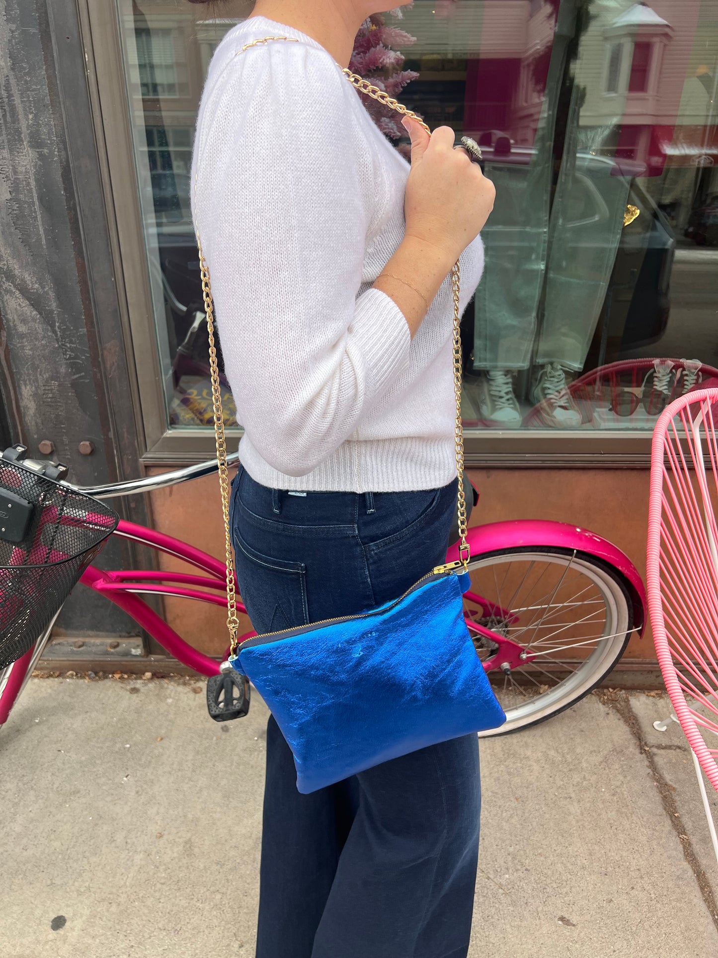 Fox + Stag Leather Clutch