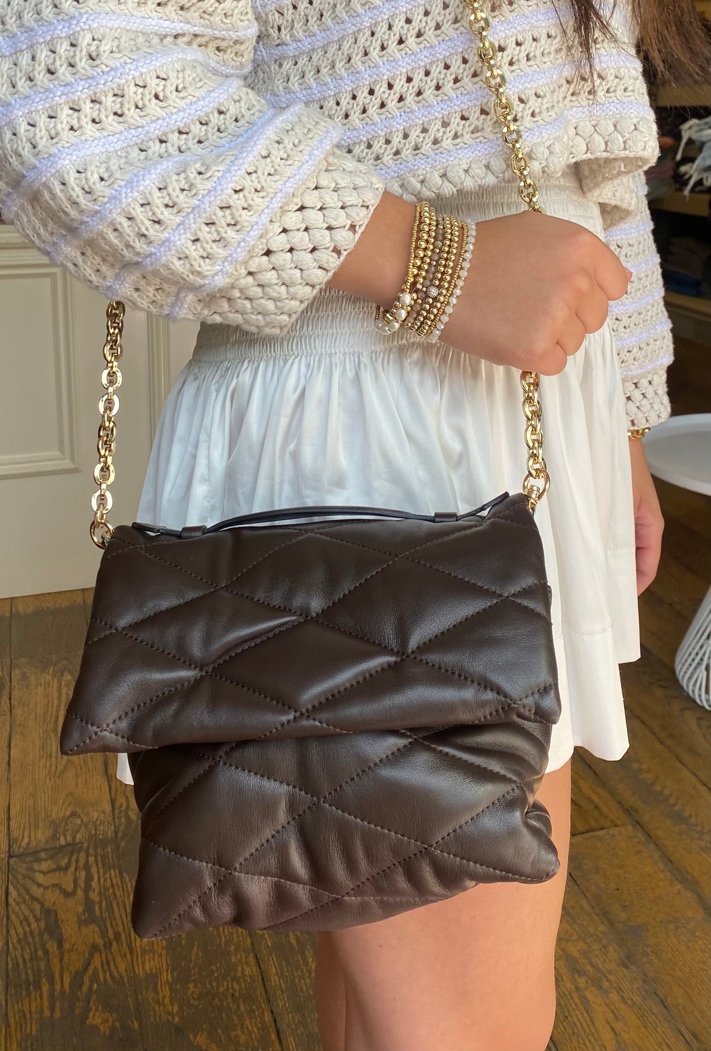 Gavazzeni Matelasse S Purse