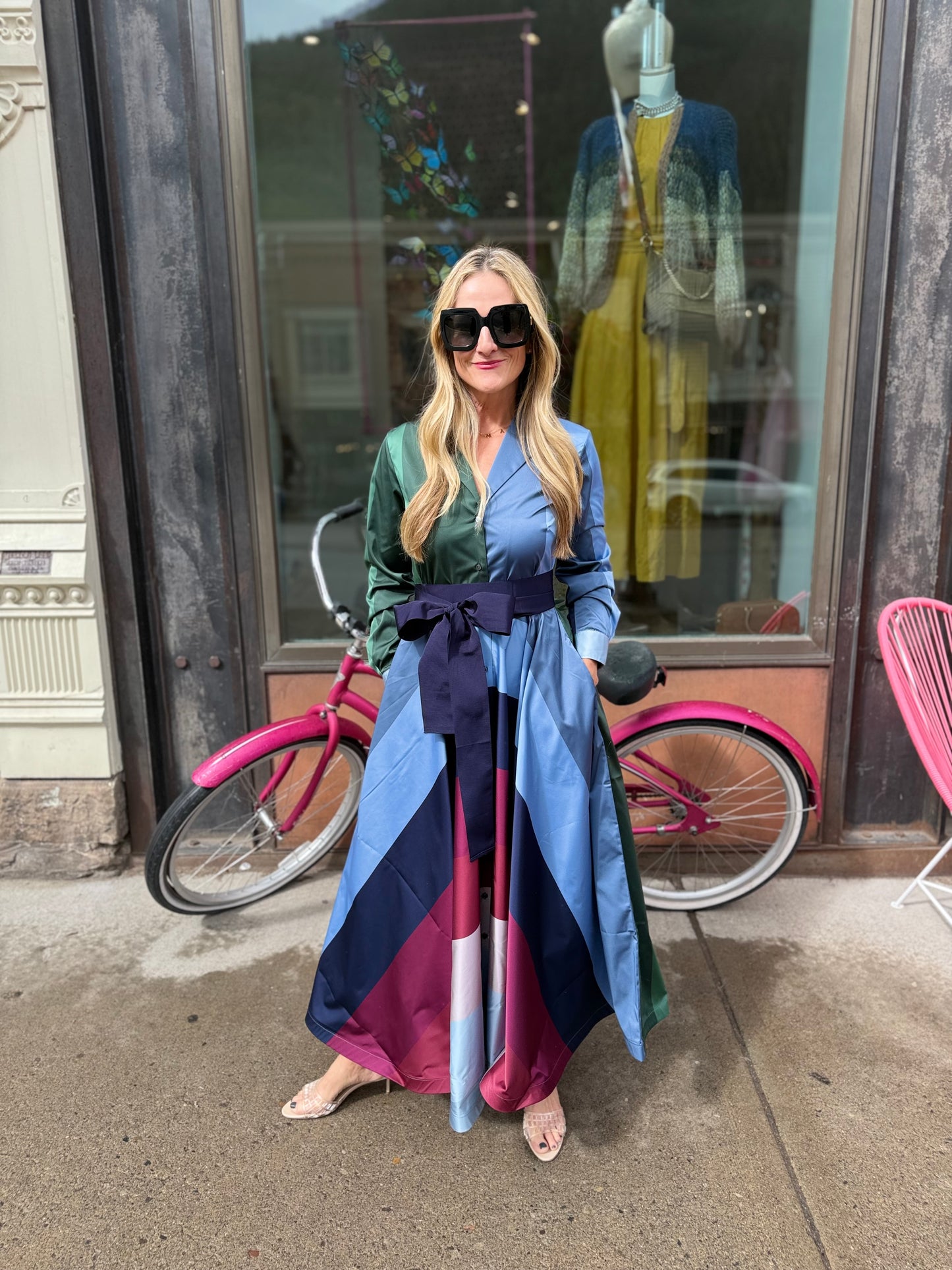 Sara Roka Colorblock Dress