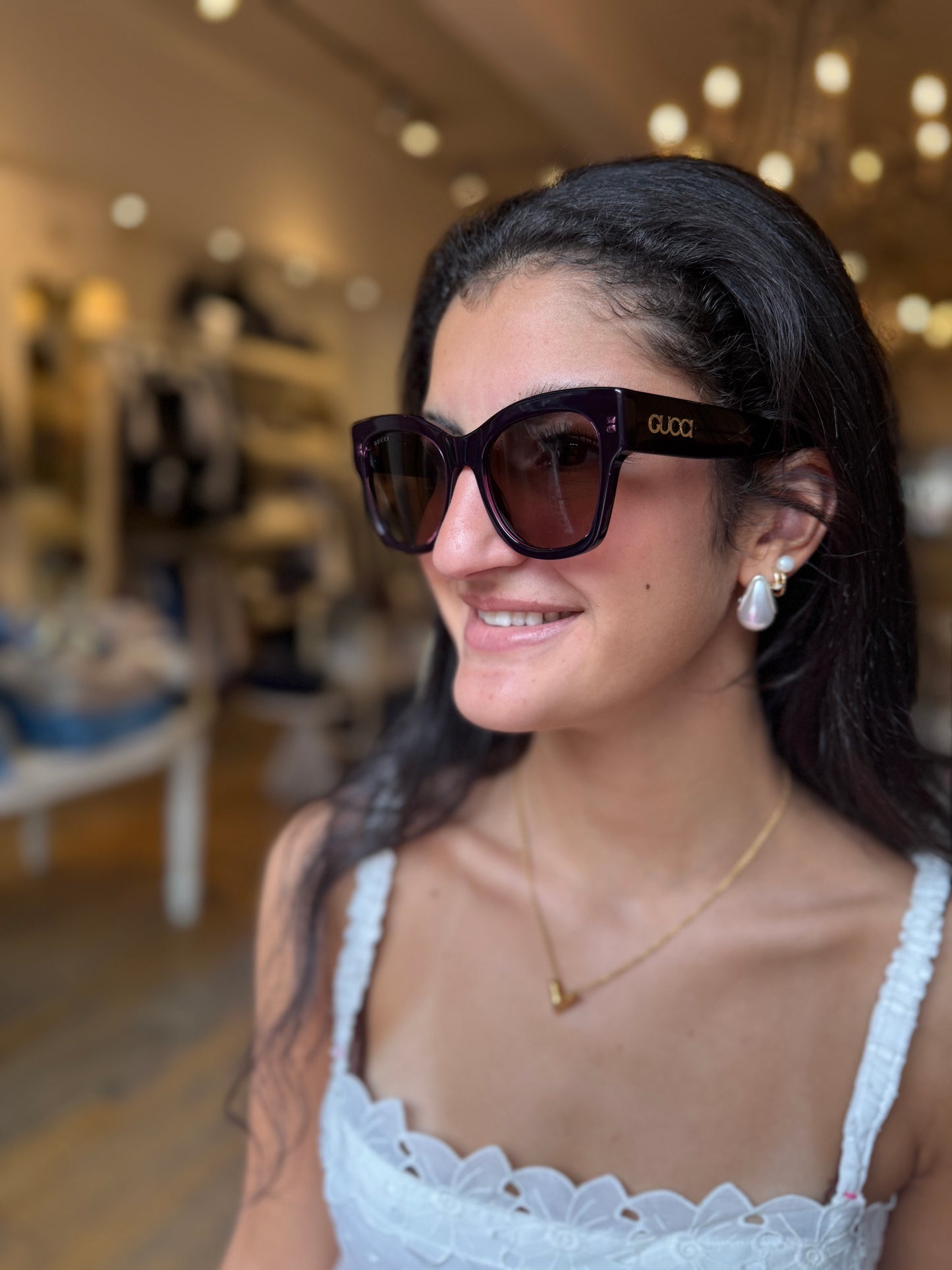 Gucci Violet Sunglasses