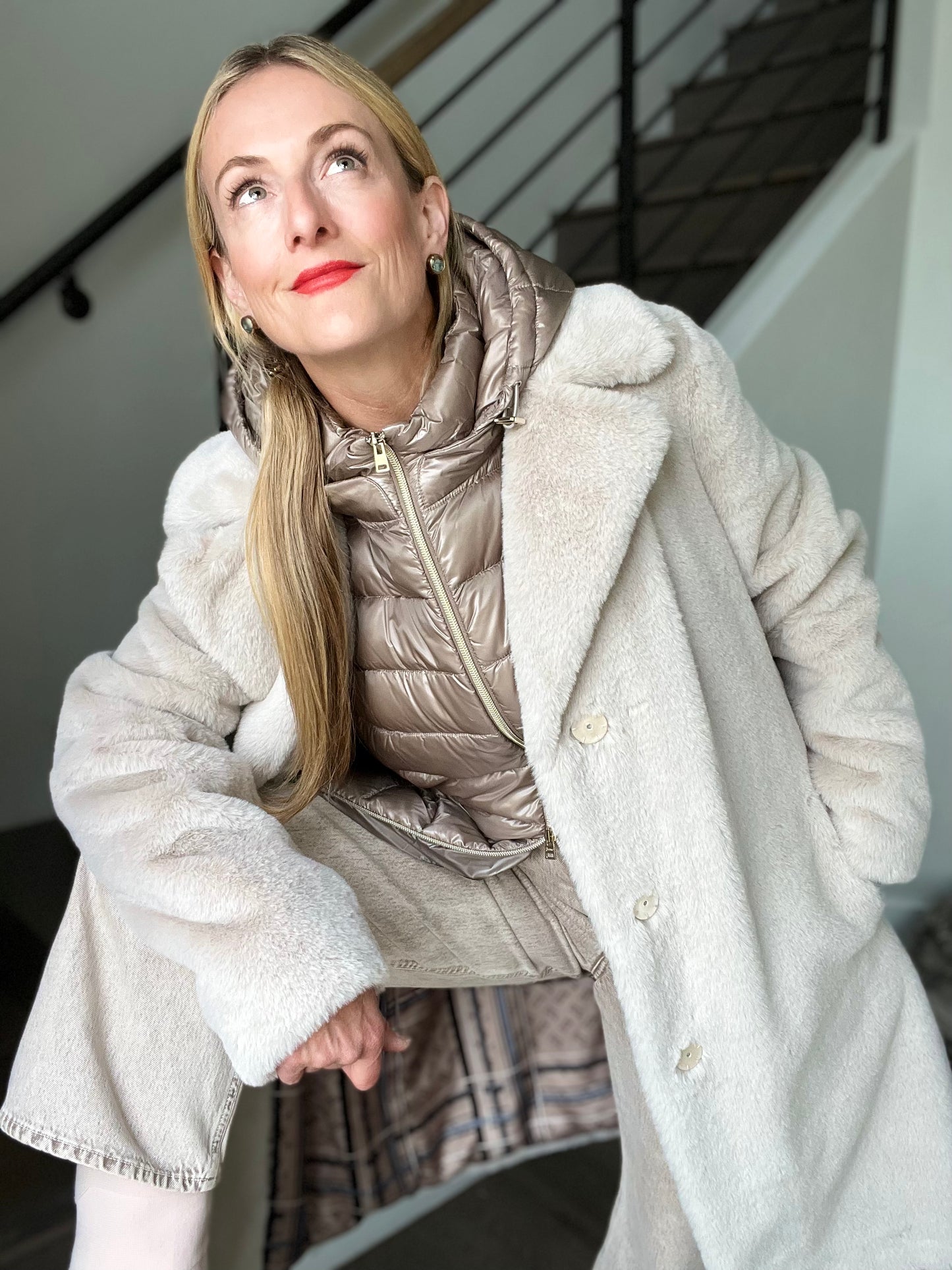 Herno Fuzzy Long Coat