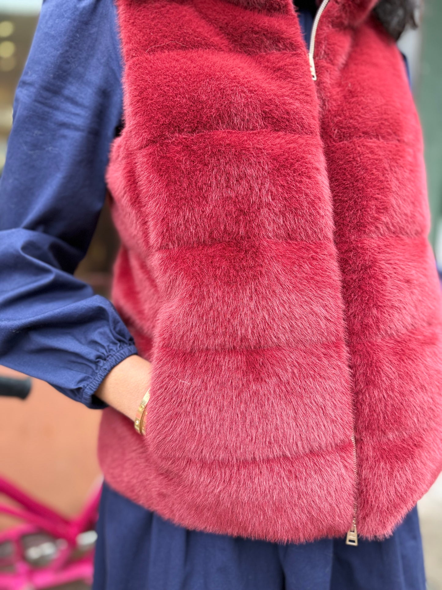 Herno Faux Fur Vest