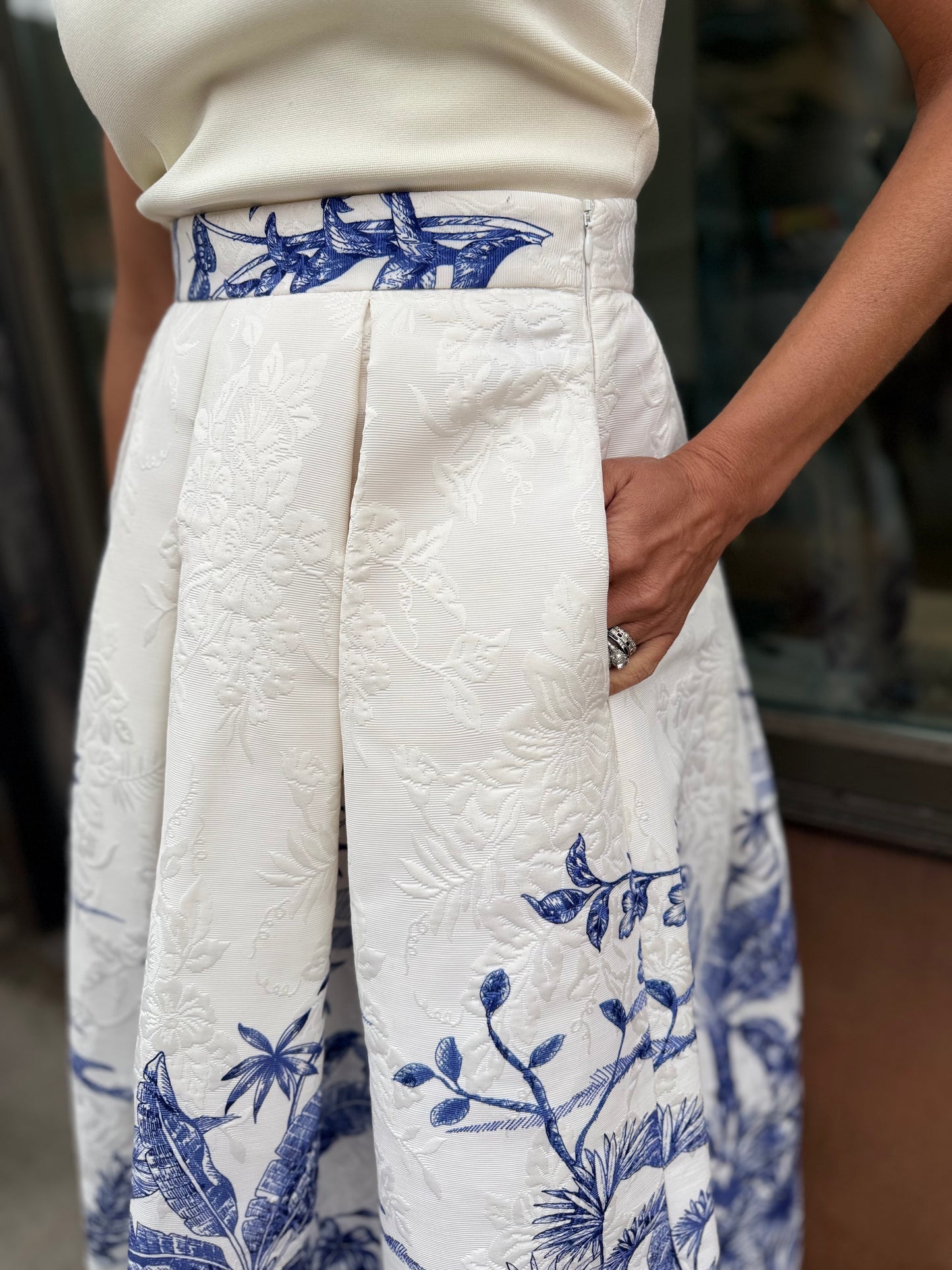 Lunatica Palm Pleat Skirt