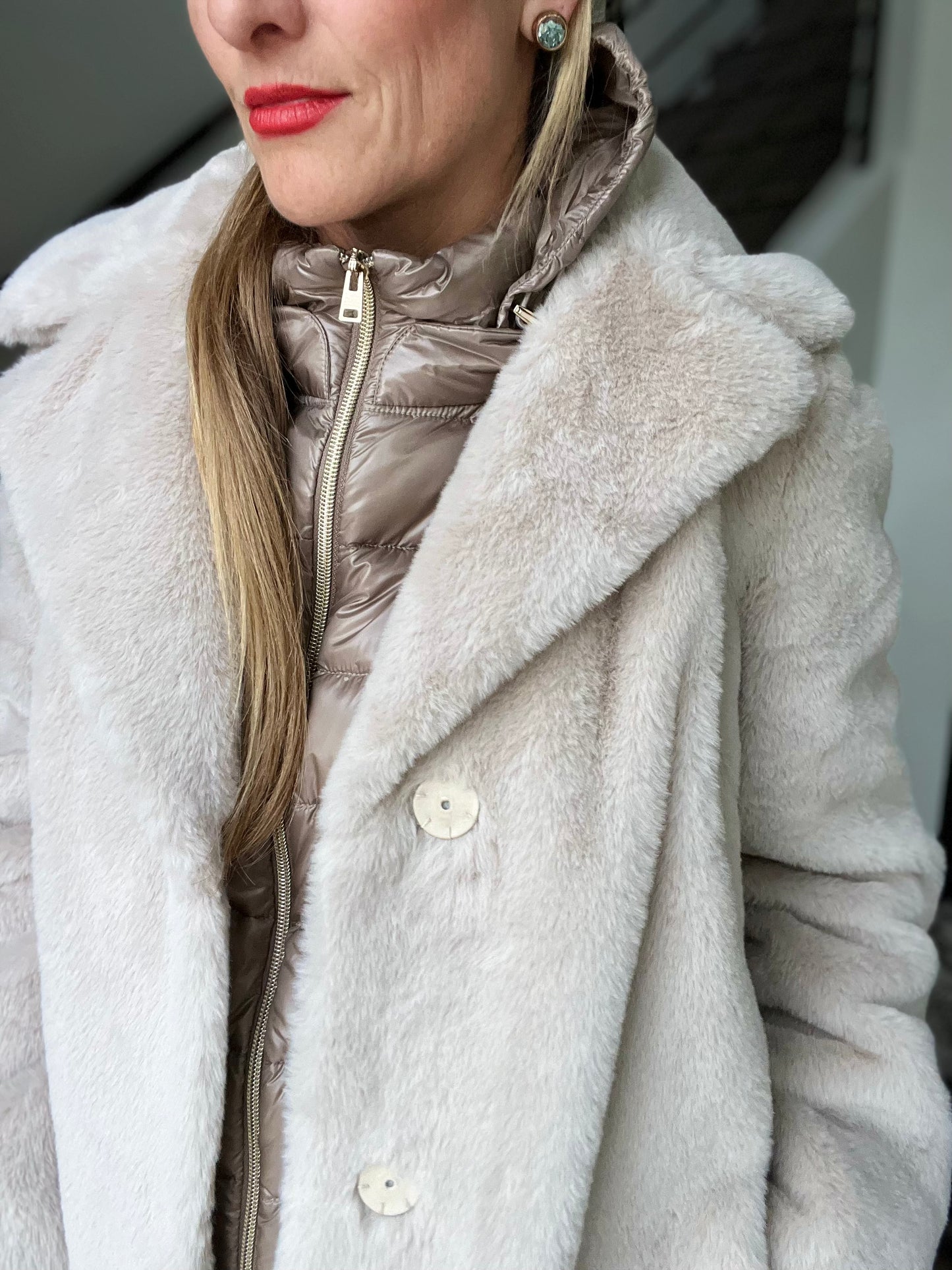 Herno Fuzzy Long Coat
