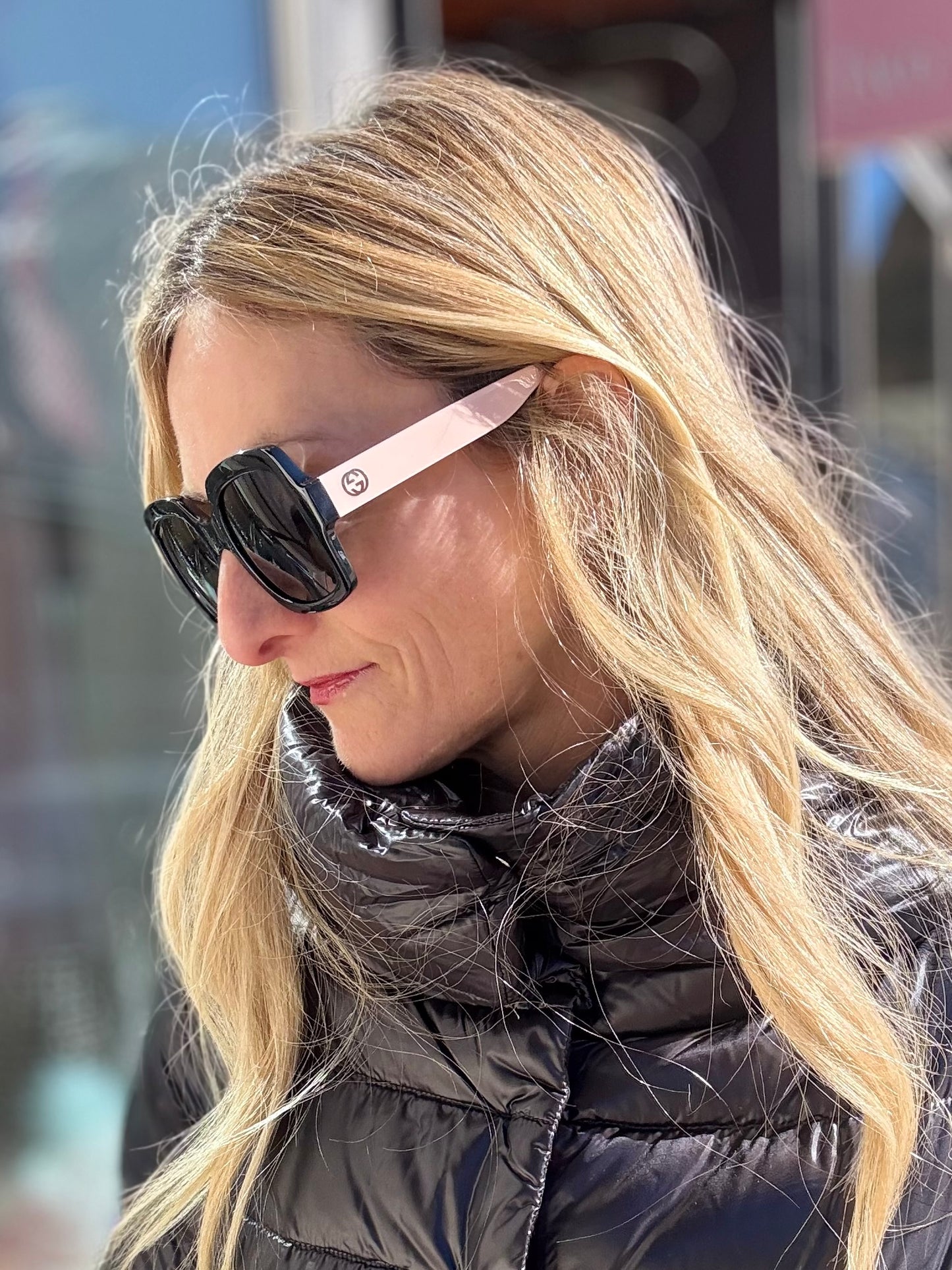 GG Black and Pink Sunglasses