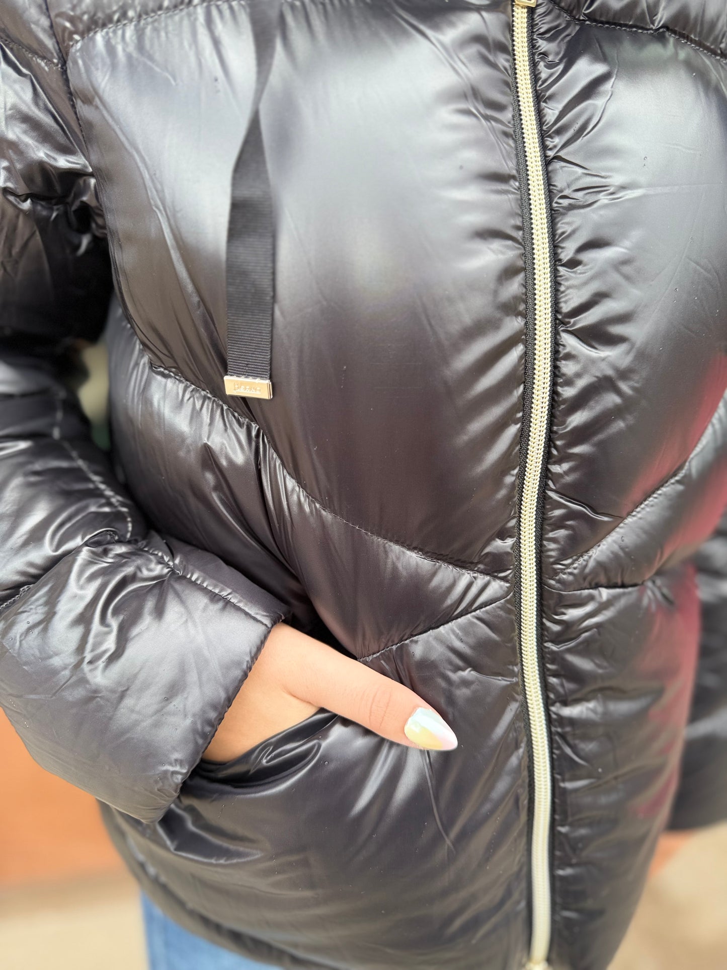 Herno Triangle Quilt Short Jacket