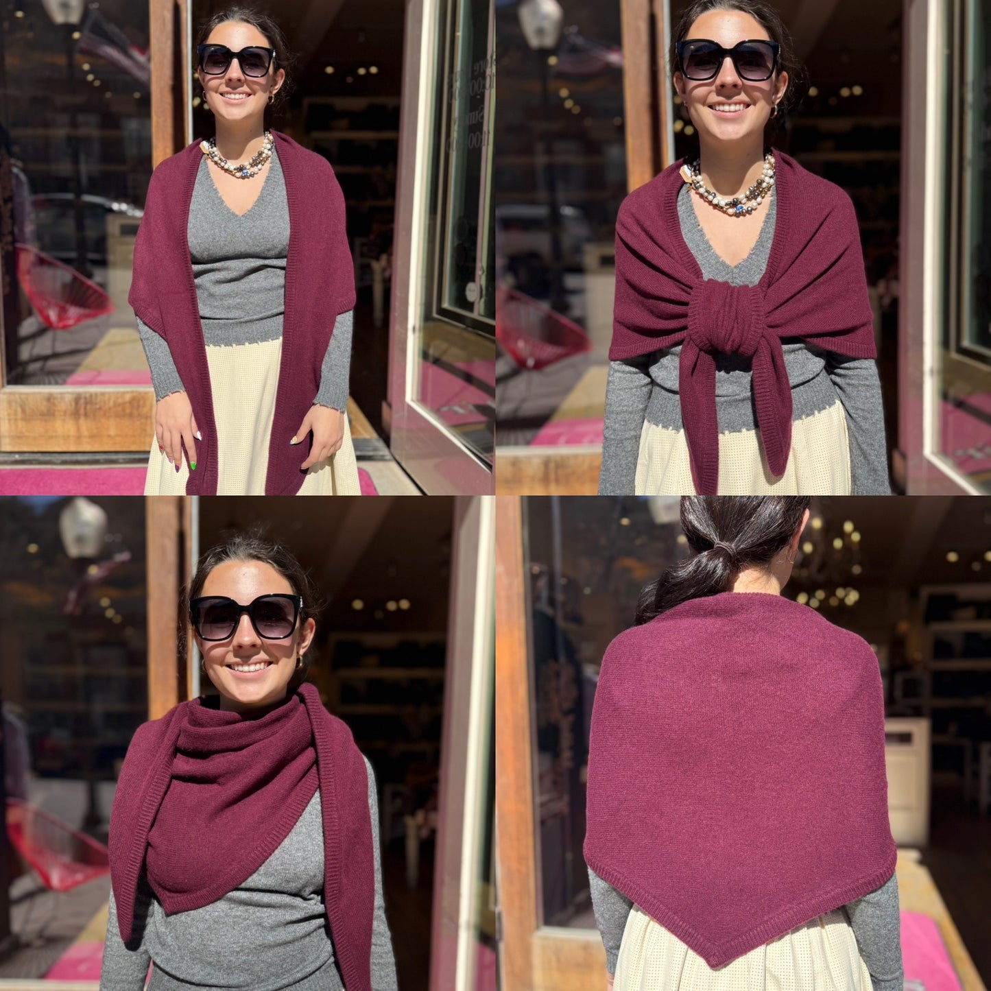 W+W Triangle Scarf