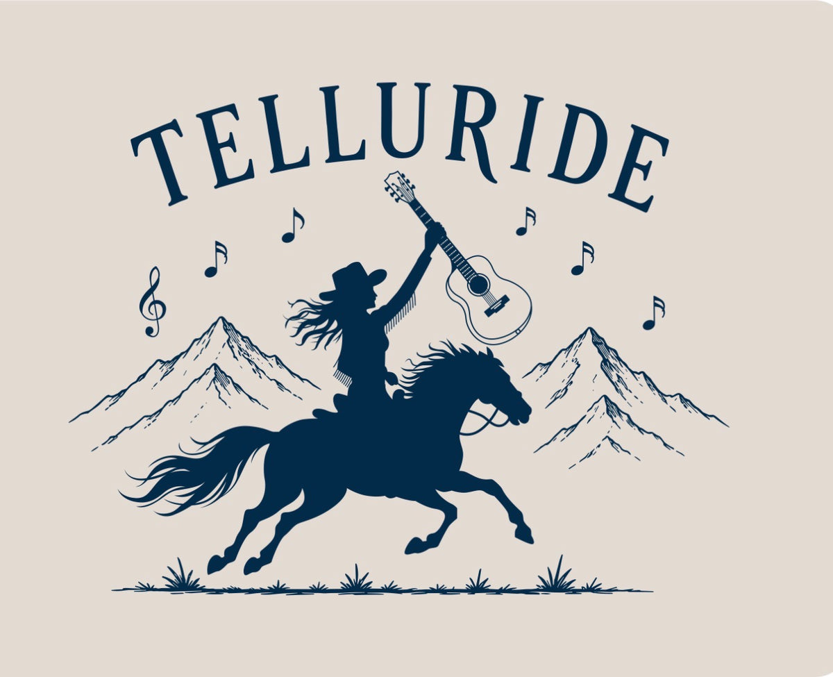Two Skirts Telluride Blues Cowgirl Sweatshirt