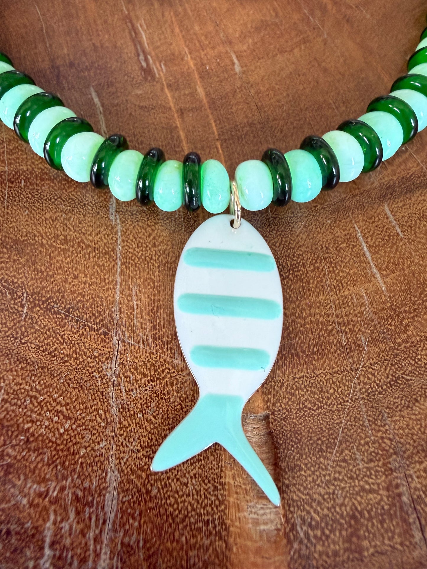 Cristina V Ceramic Fish Necklace