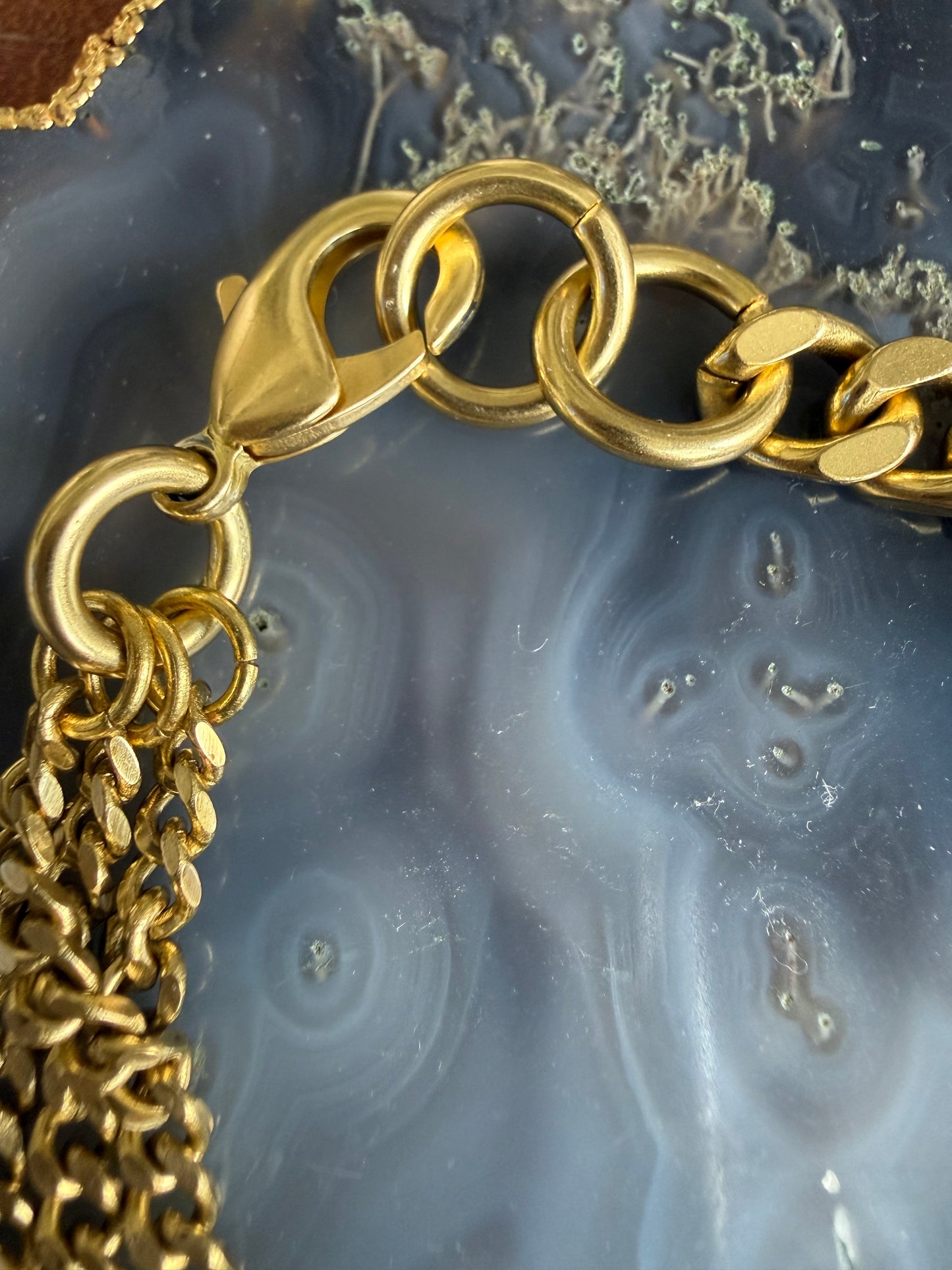 Rachel Nathan Chain Shackle Trilogy Bracelet
