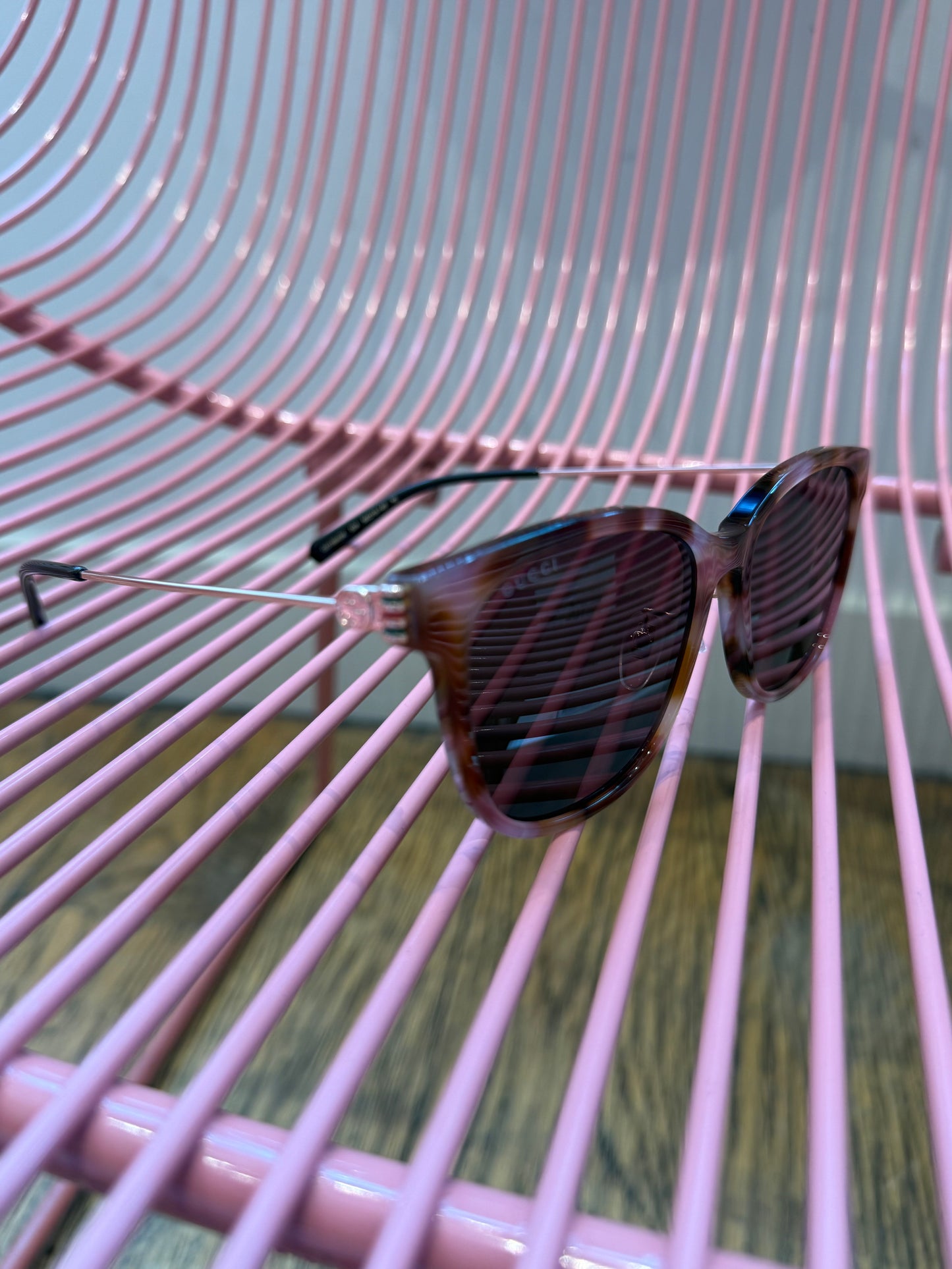 Gucci Pink Tort Sunglasses