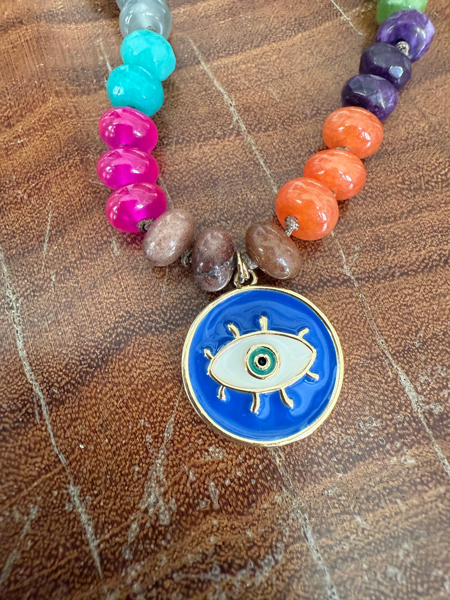 Gems by SJ Evil Eye Necklace