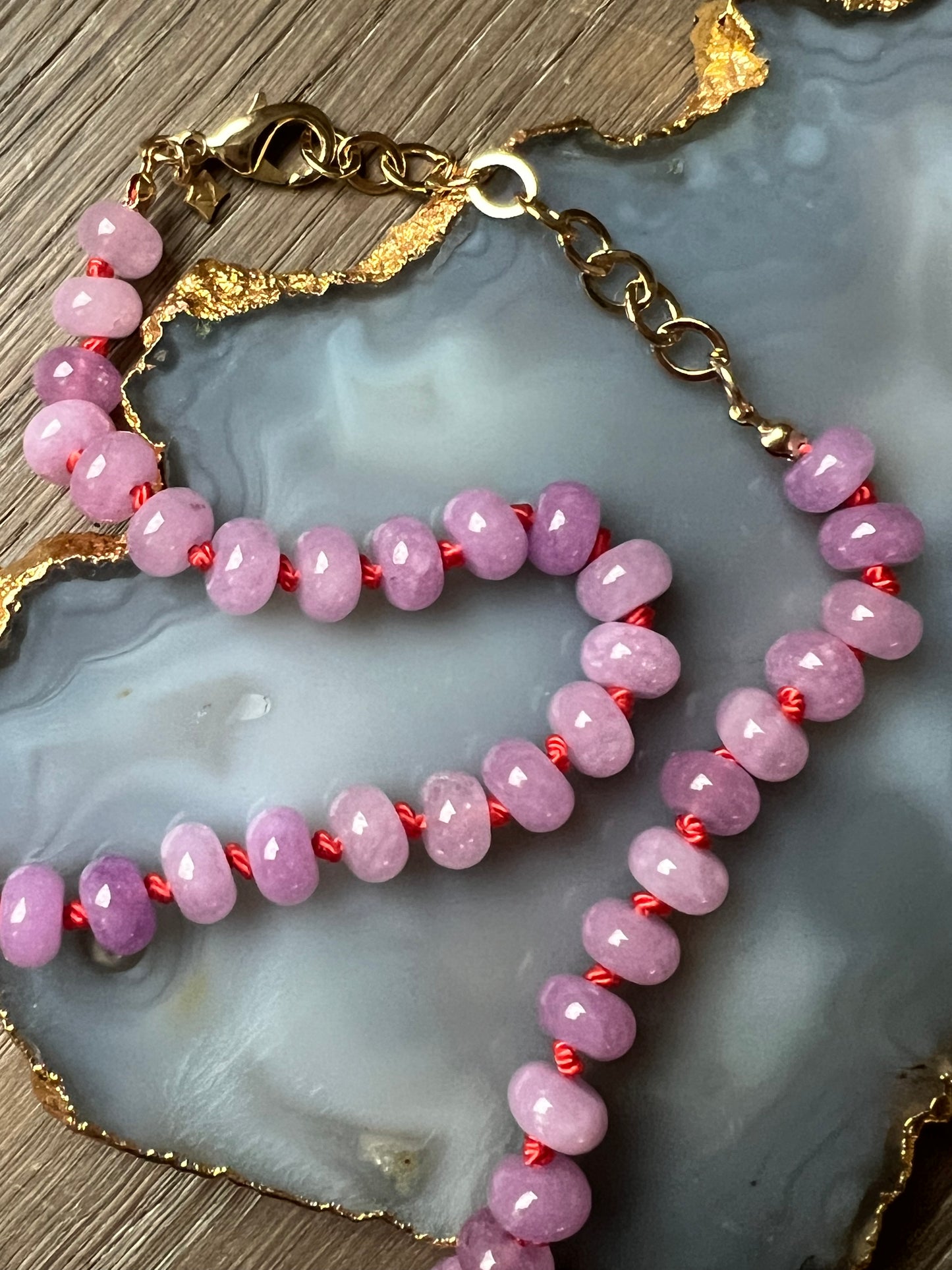 Cristina V Lilac Pink Color Pop Necklace