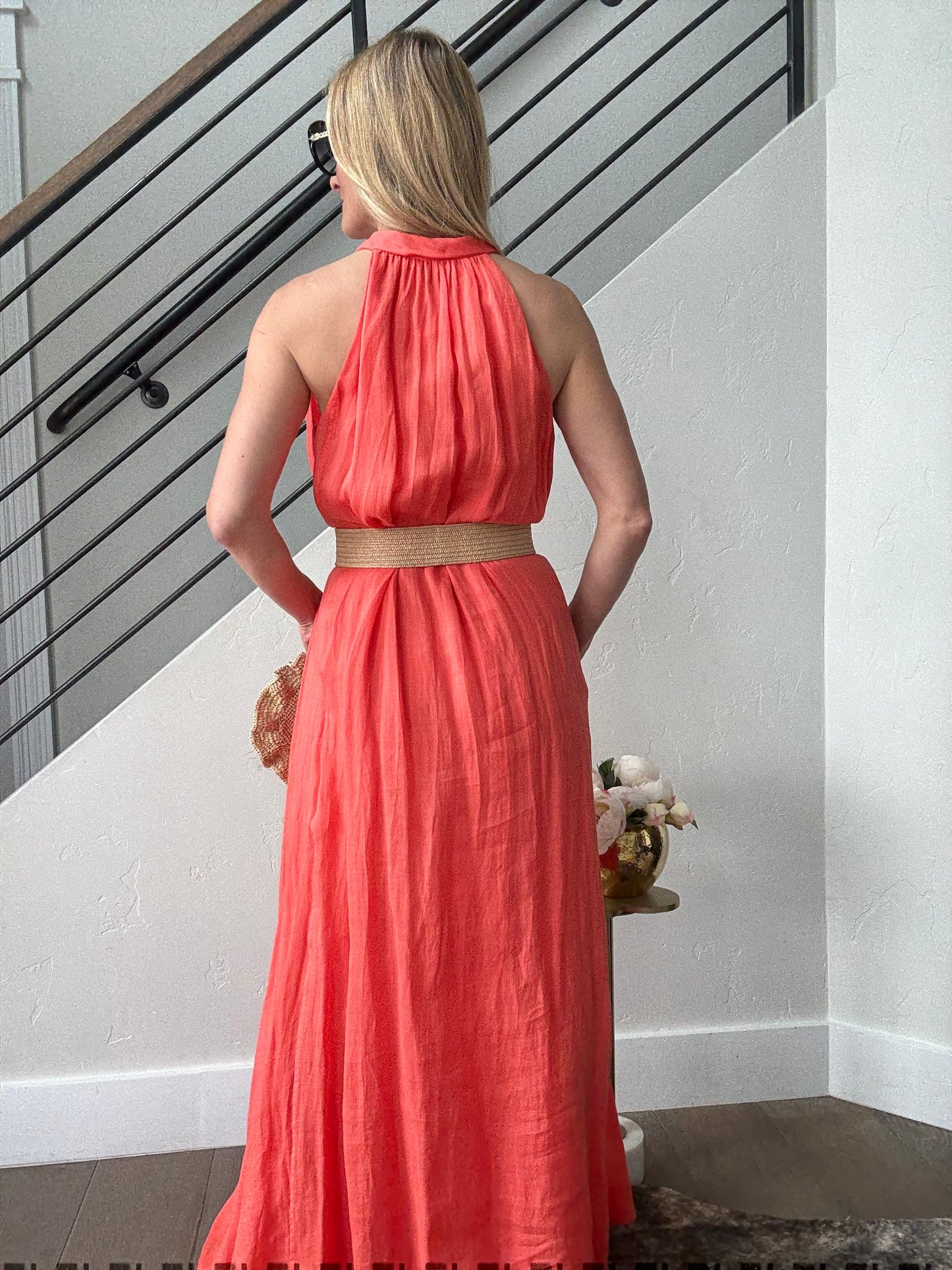 Nude Long Dress