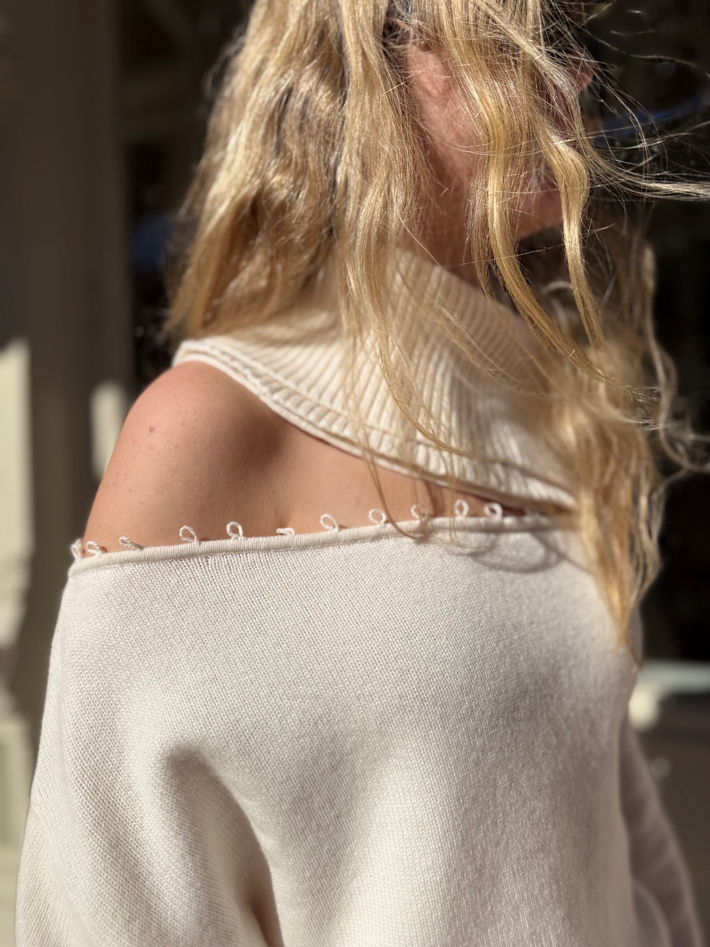 Naadam Asymmetrical Sweater
