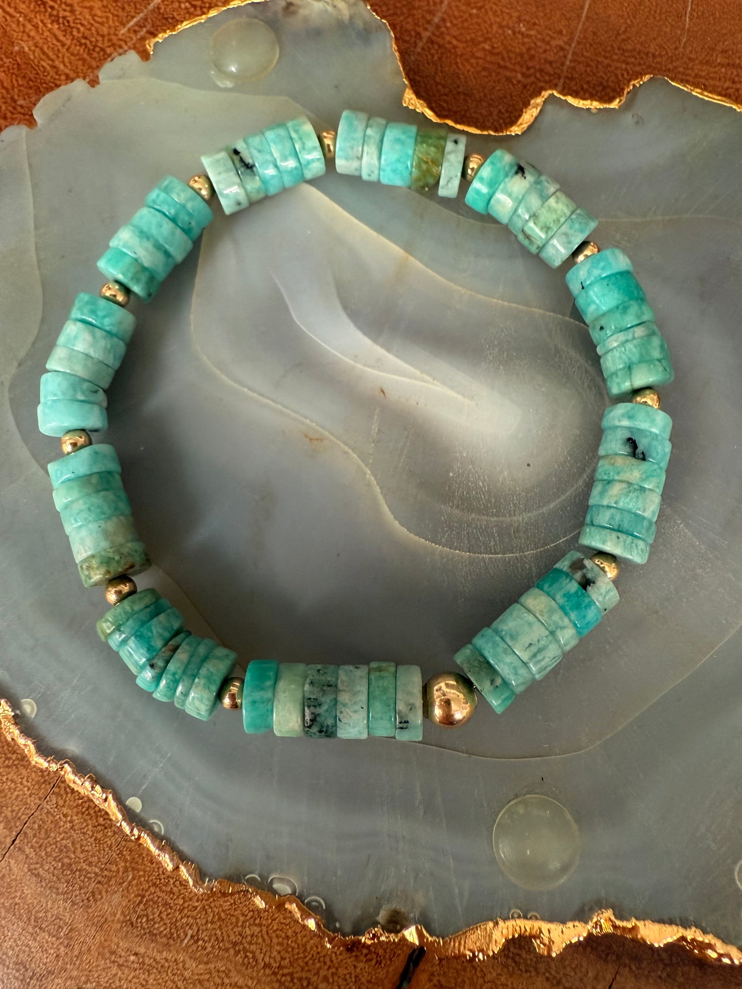 Ruby & Violet Turquoise Bracelet