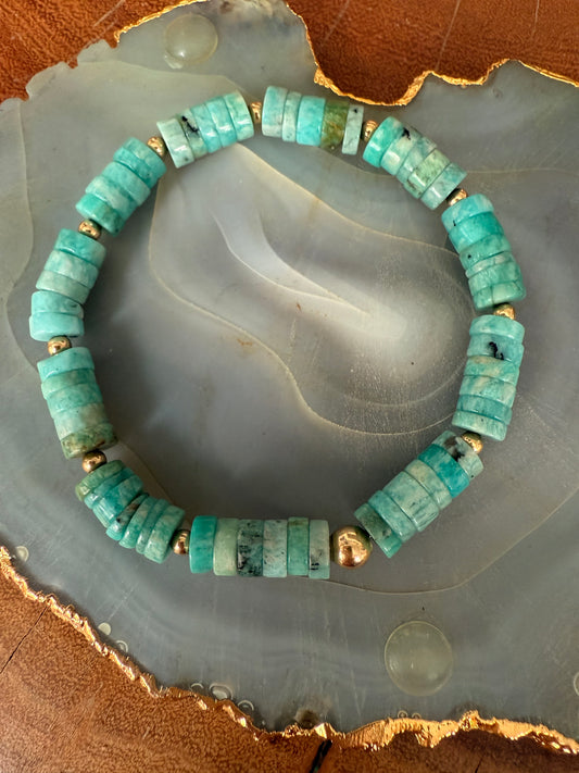 Ruby & Violet Turquoise Bracelet