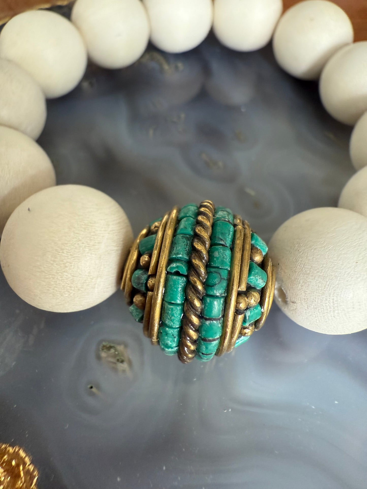 Lauren Amble Turquoise Inlay Bracelet