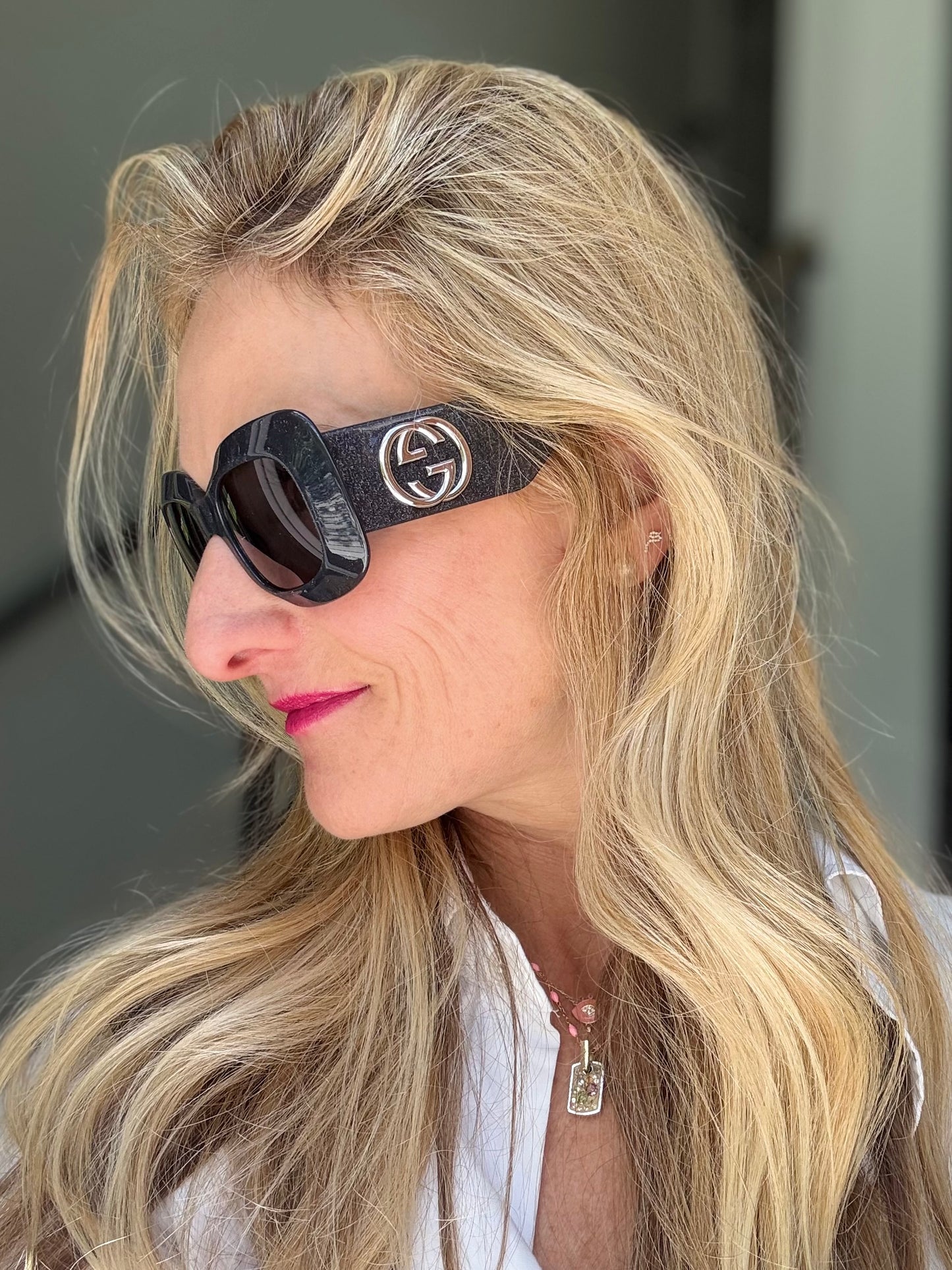 GG Grey Sparkle Sunglasses