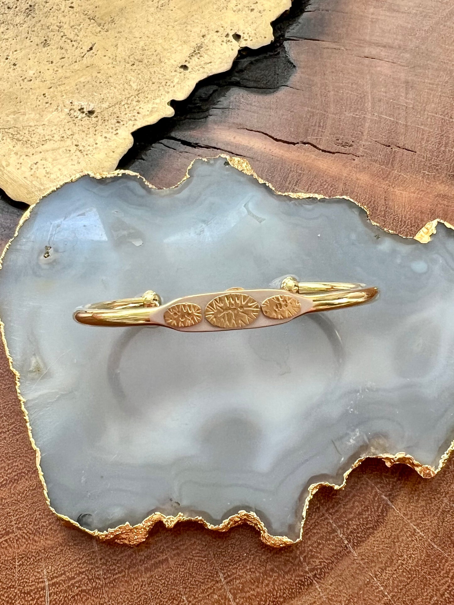 Sandy Hyun Hammered Enamel Cuff
