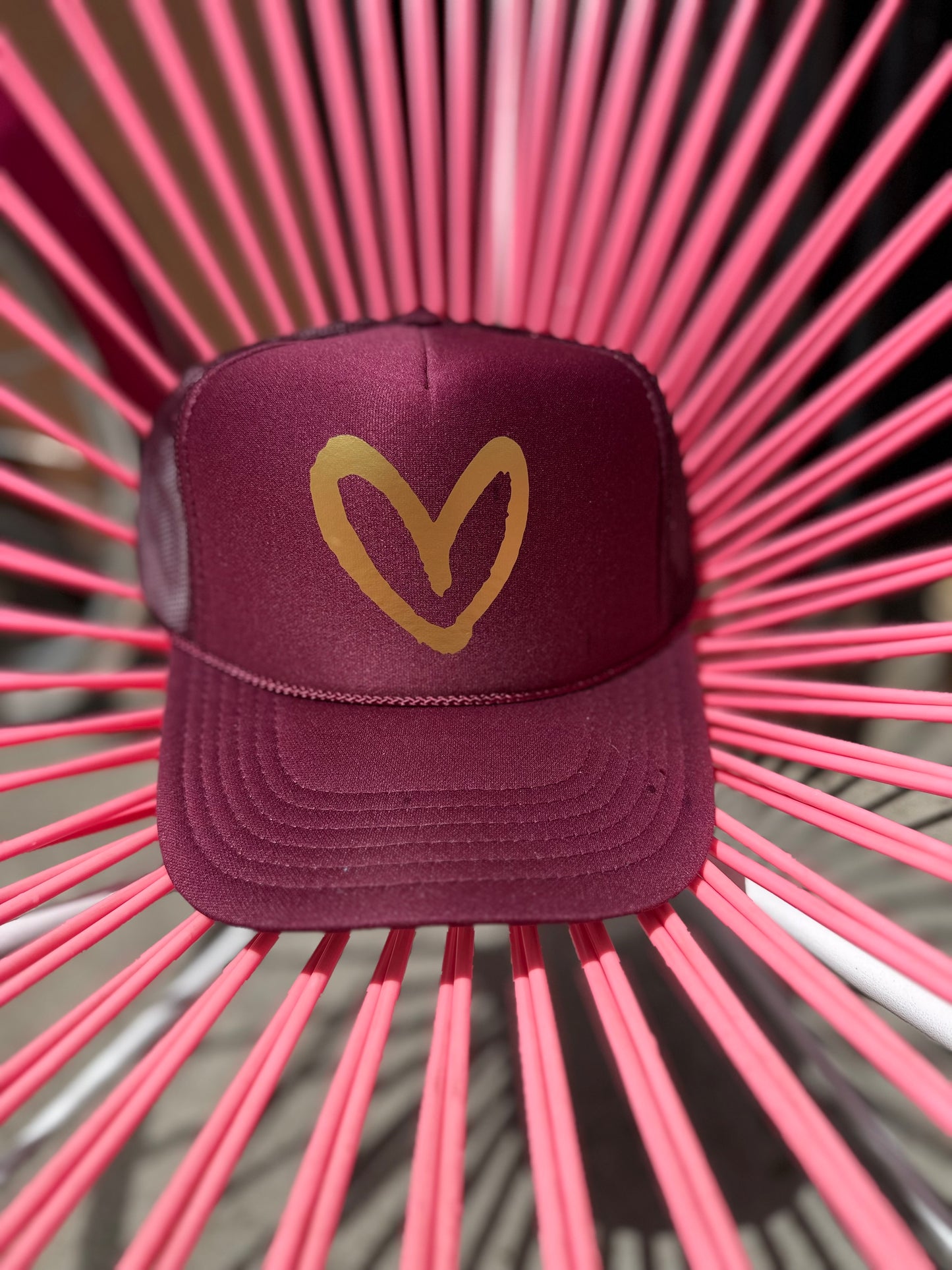 House of Shan Heart Hat