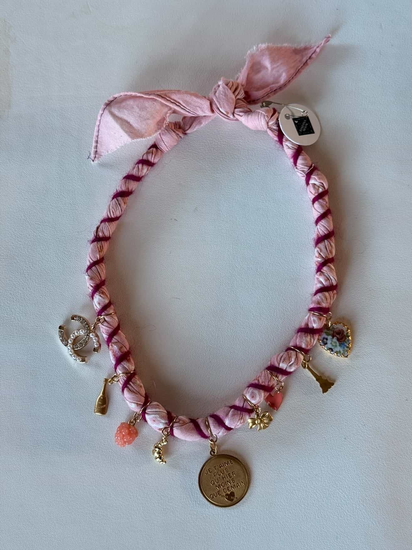 Bandana Moon Twisted Necklace