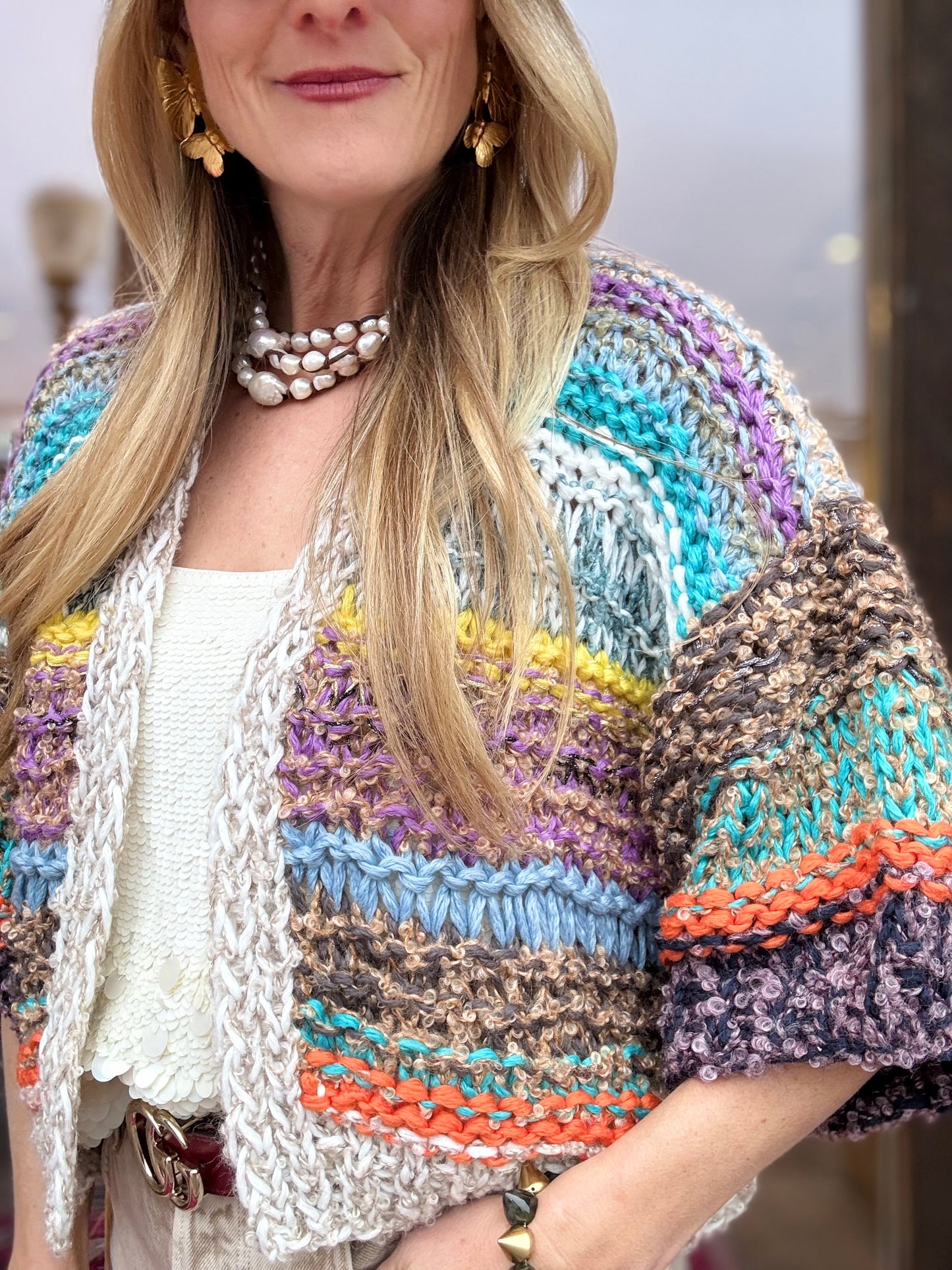 Maiami S/S Melange Cardi
