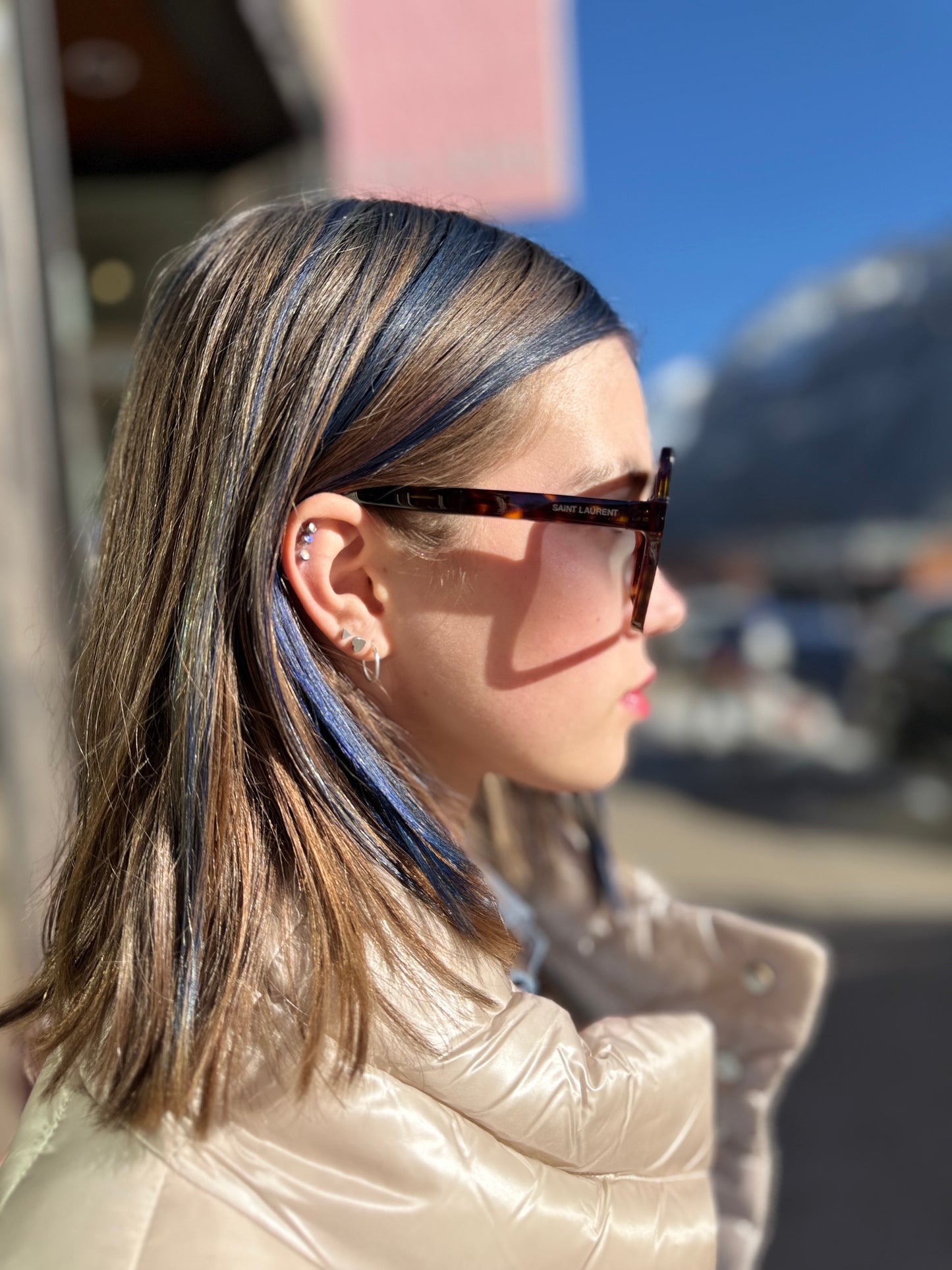 YSL Betty Oversized Square Sunglasses