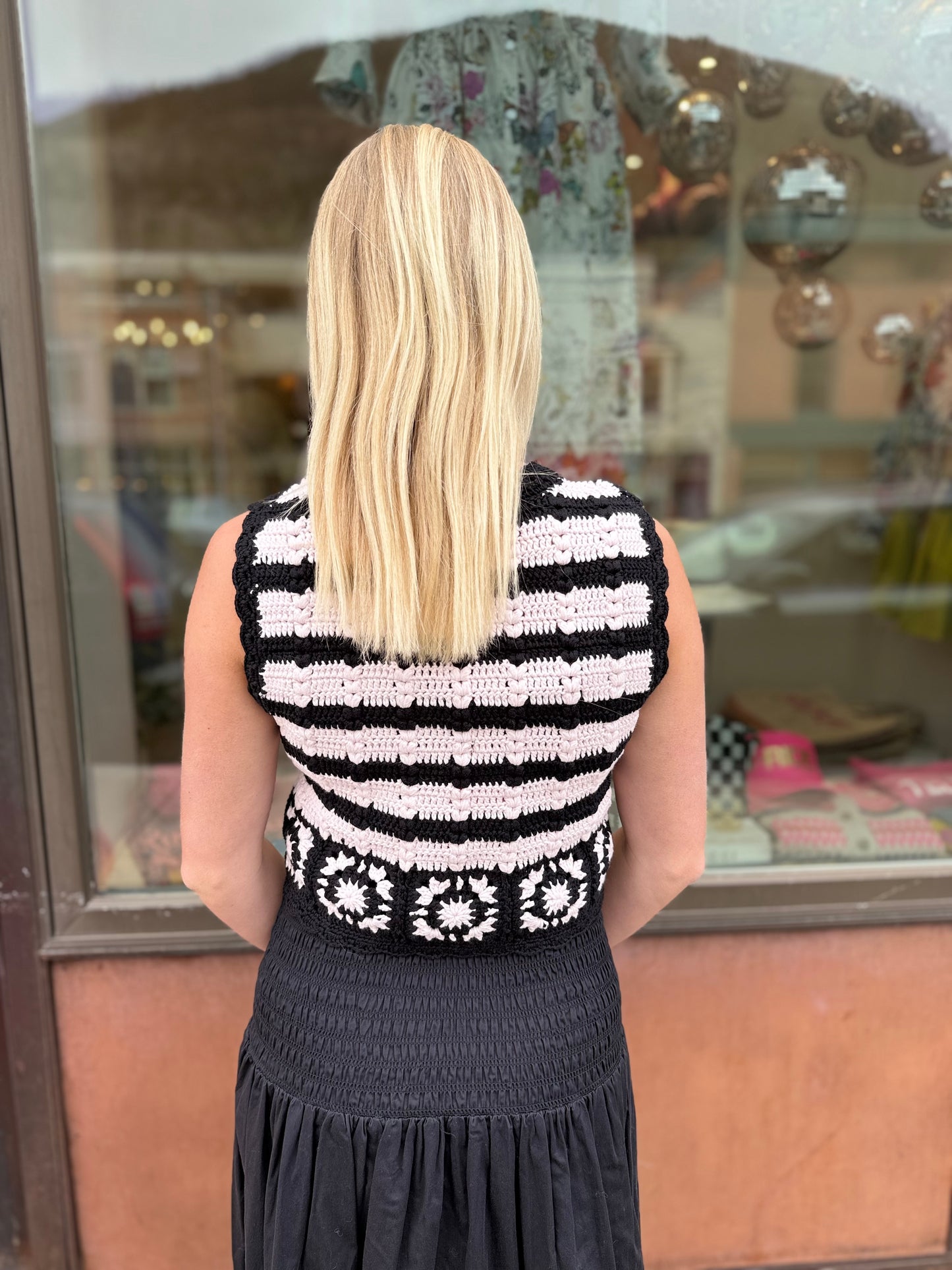 Ganni Crochet Vest