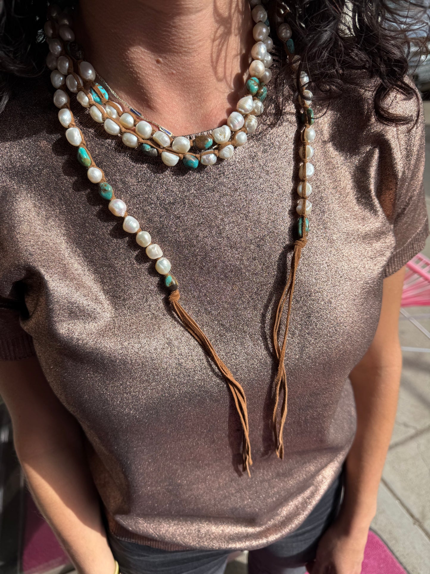 Tess Turq Pearl Necklace