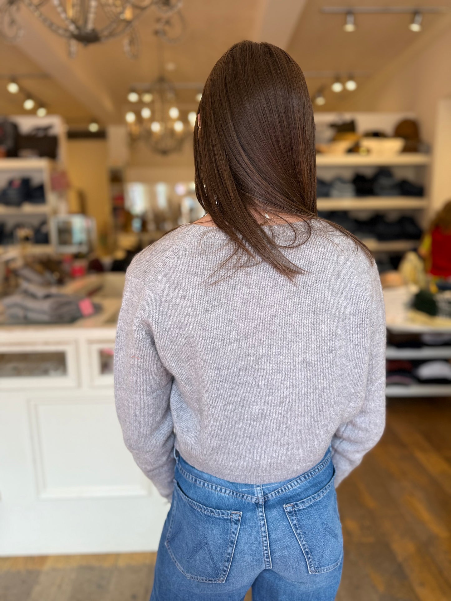 W+W Scoop Crop Cardi