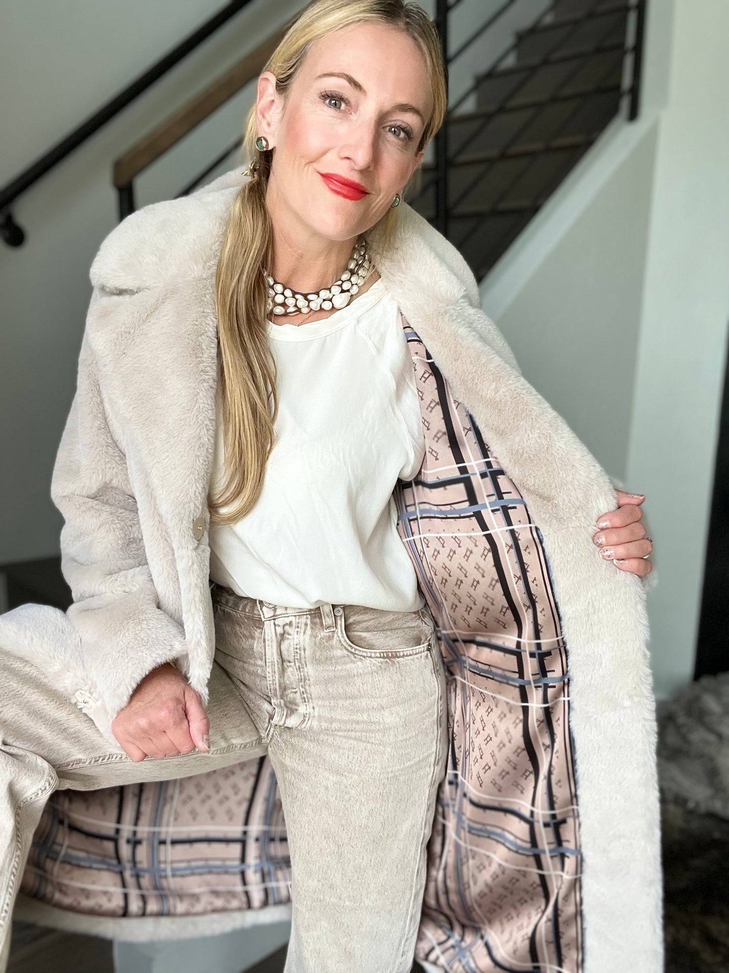 Herno Fuzzy Long Coat