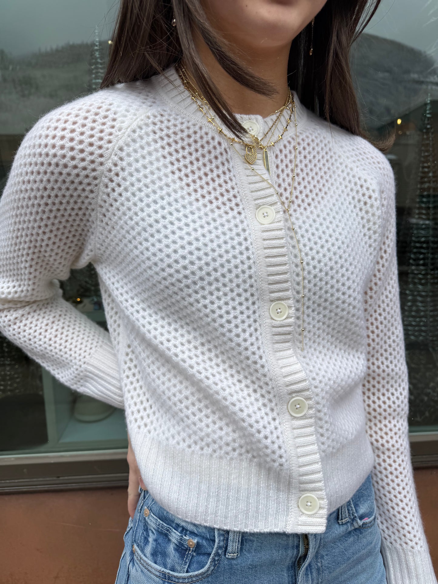 W+W Mesh Cardigan