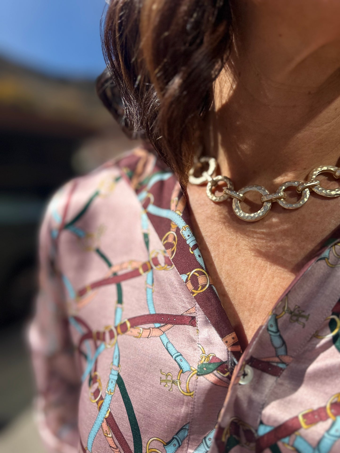 Rob Fried Reversible Chain Blouse