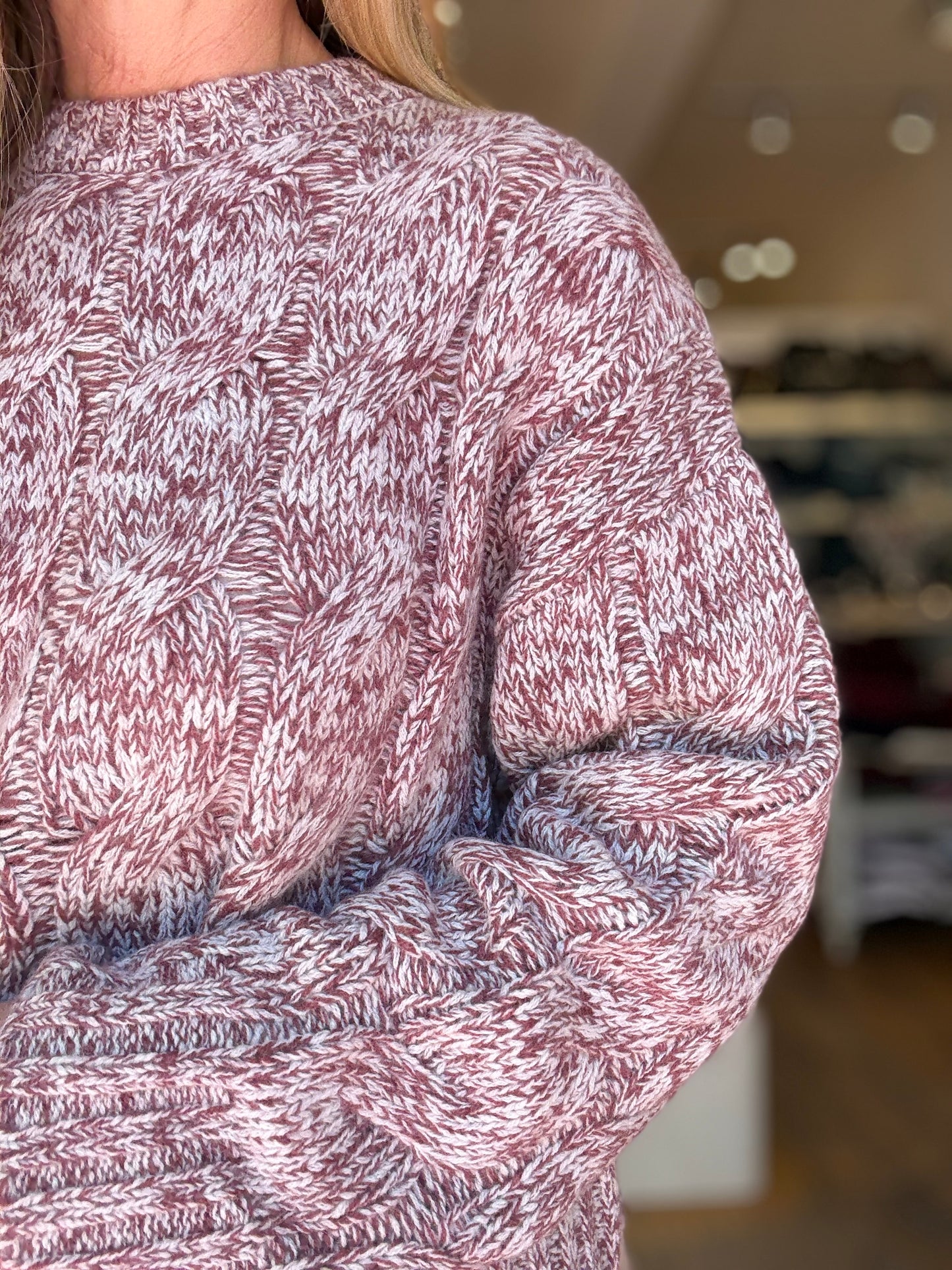 Sablyn Tristan Marled Crewneck