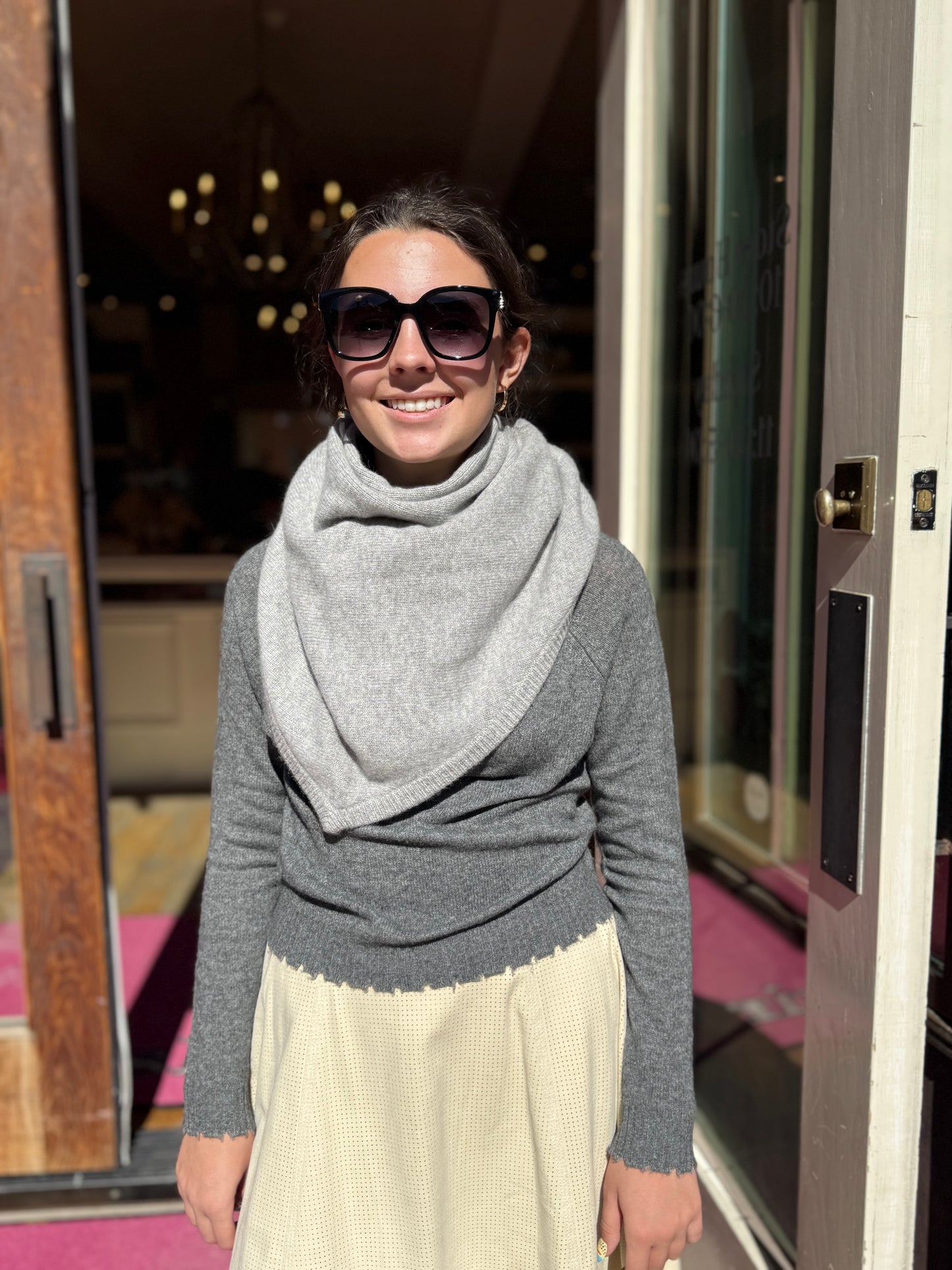 W+W Triangle Scarf