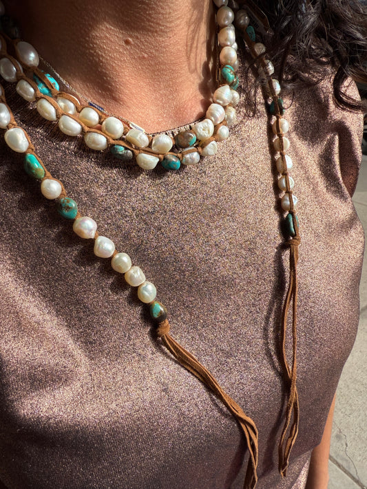 Tess Turq Pearl Necklace