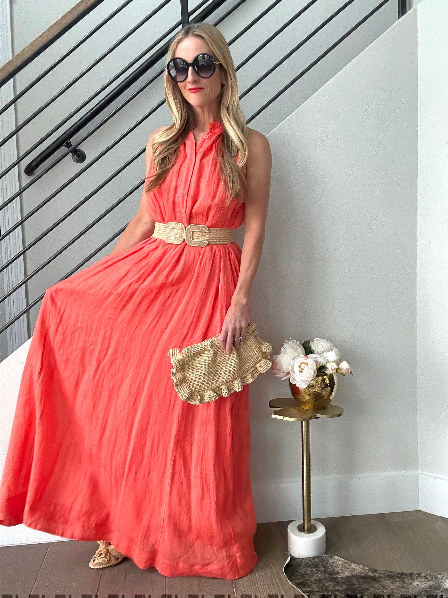 Nude Long Dress