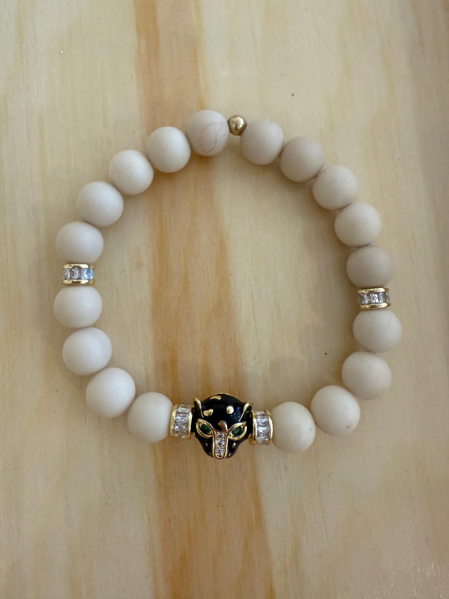 Ruby & Violet Pave Panther Bracelet