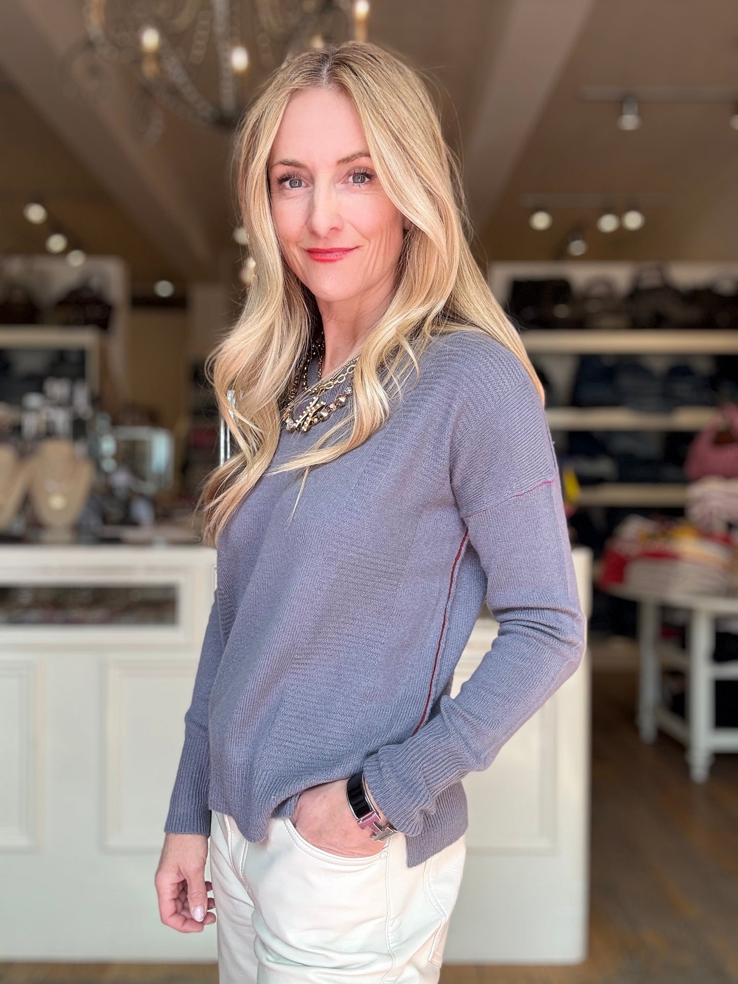 Paychi Guh V Neck Sweater
