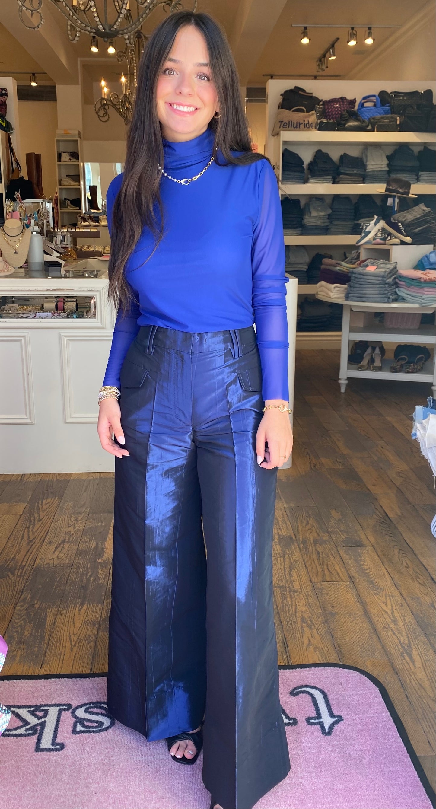 Ganni Mesh Rollneck