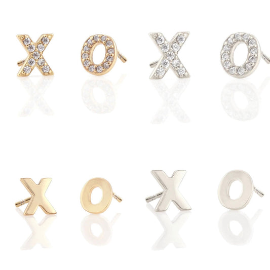 Kris Nations XOXO Stud Earrings