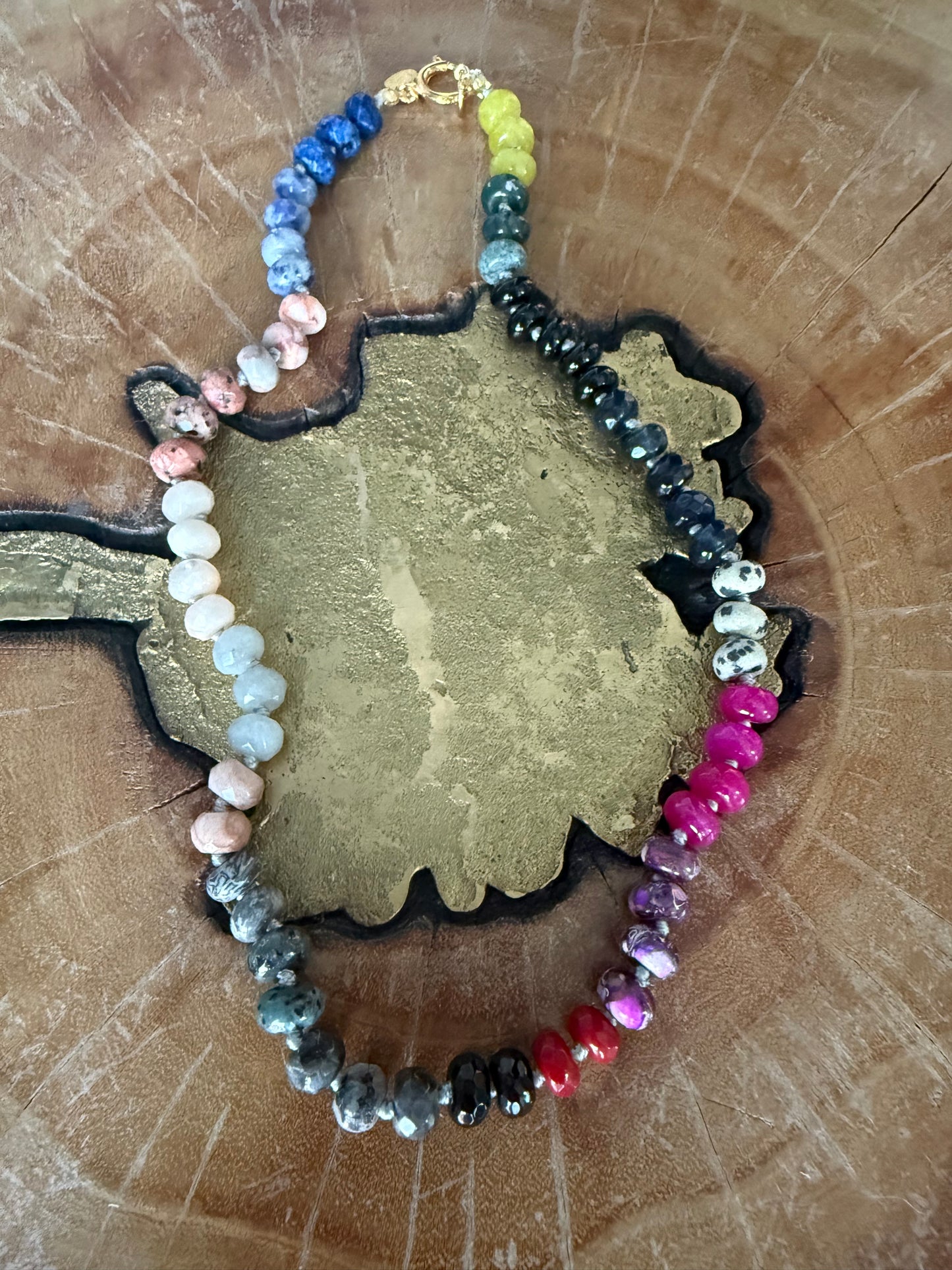 Gems by SJ Colorful Bead Necklace