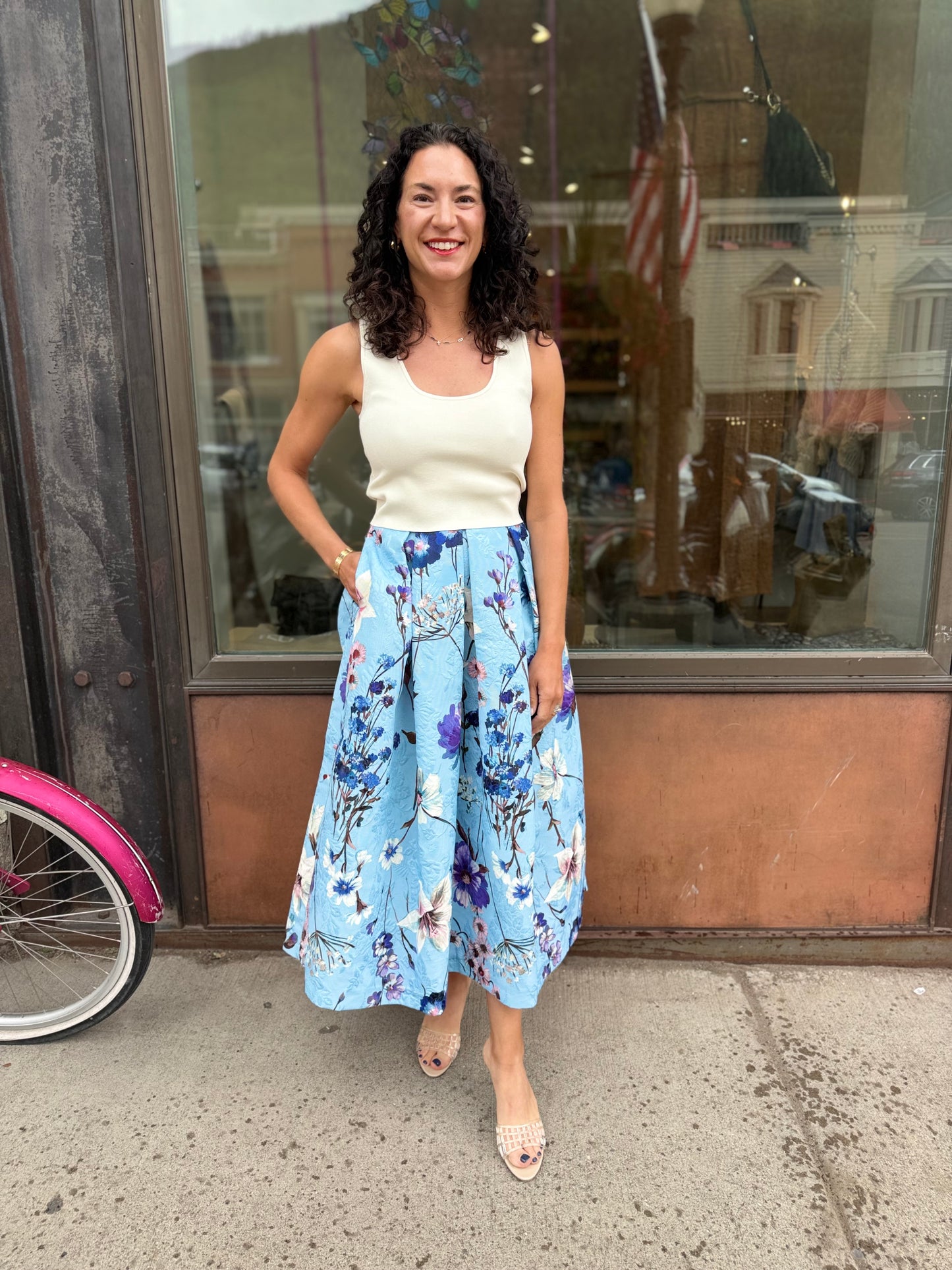 Lunatica Flower Pleat Skirt