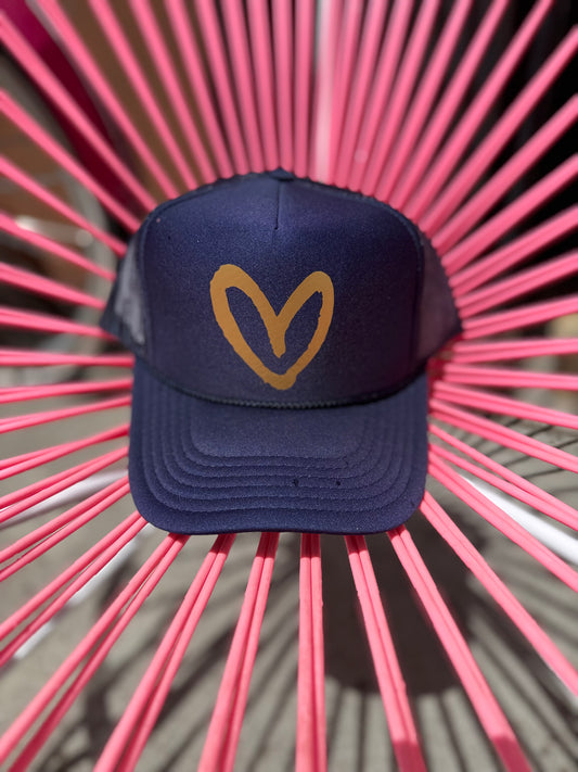 House of Shan Heart Hat