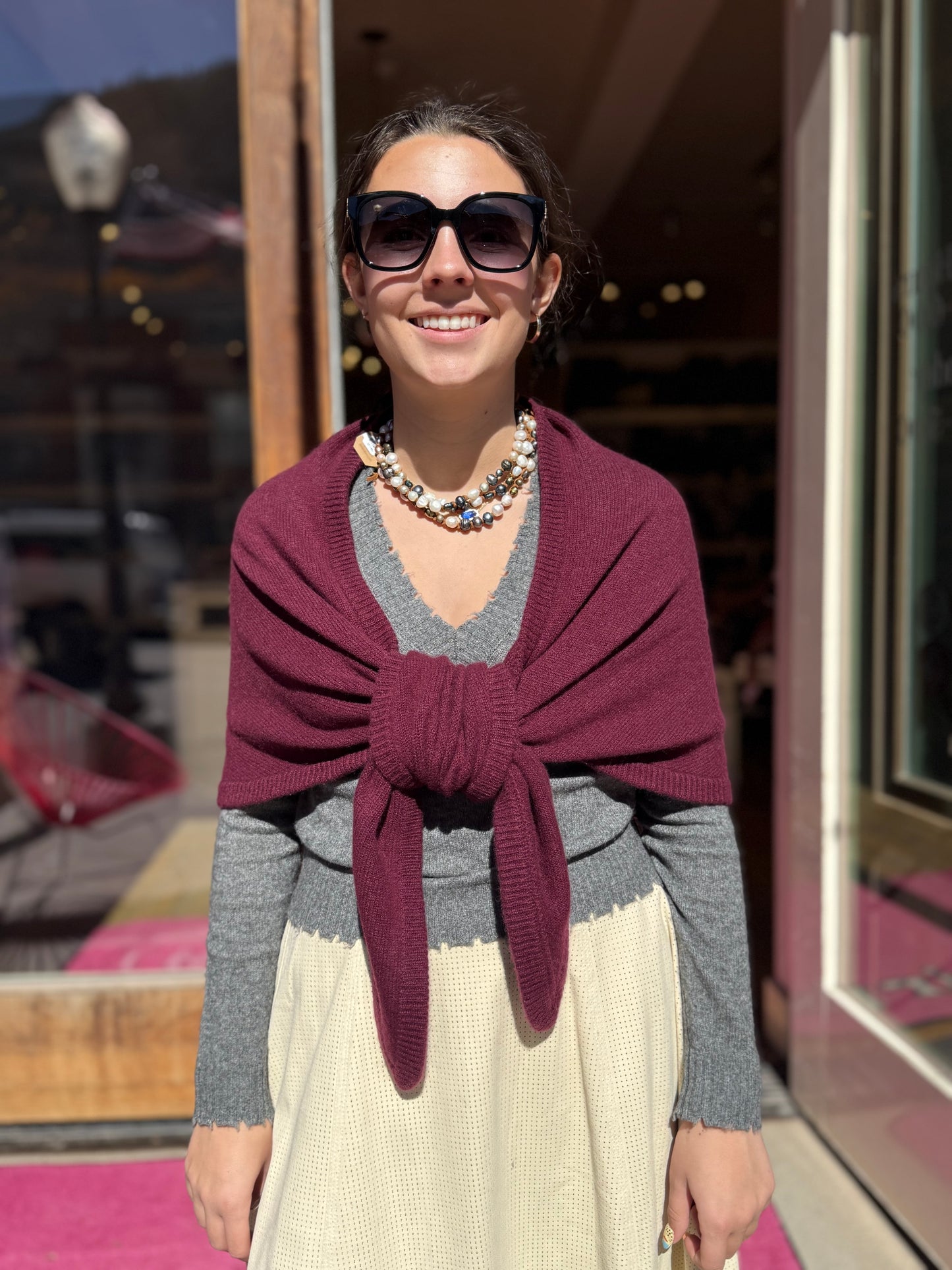 W+W Triangle Scarf