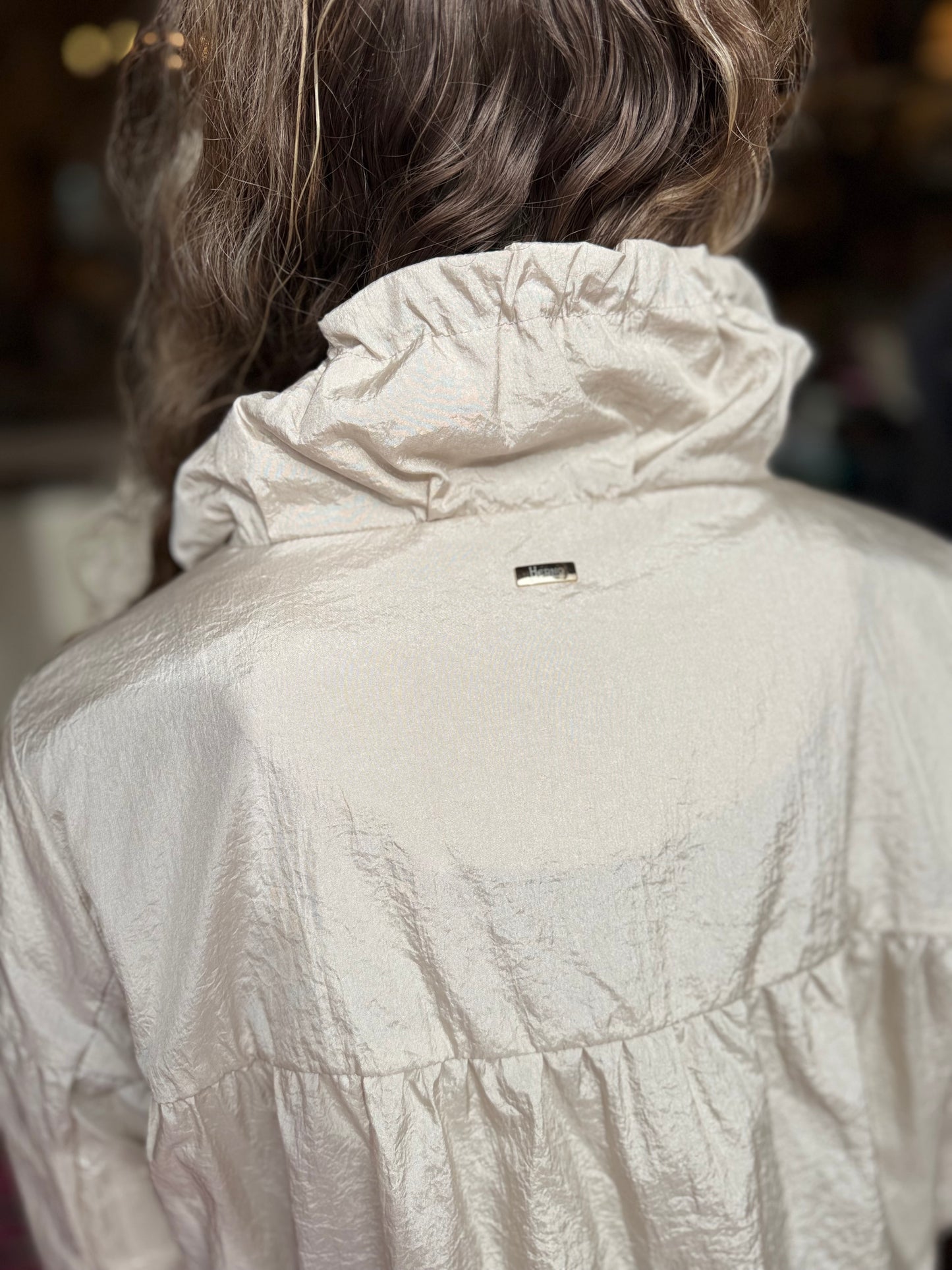 Herno Crinkle Tiered Coat